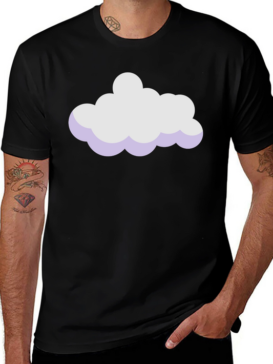 Cloud Graphic Black T-Shirt