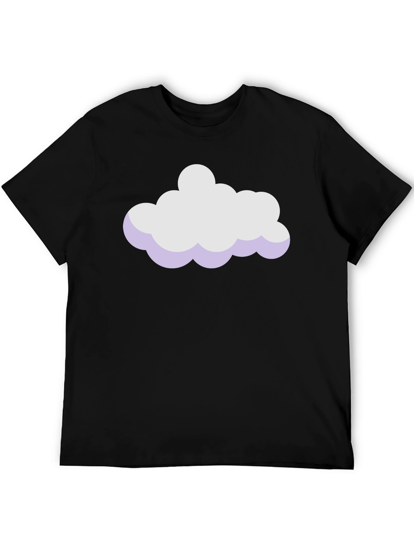 Cloud Graphic Black T-Shirt
