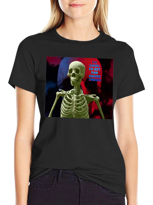 Spooky Season Skeleton Graphic Tee