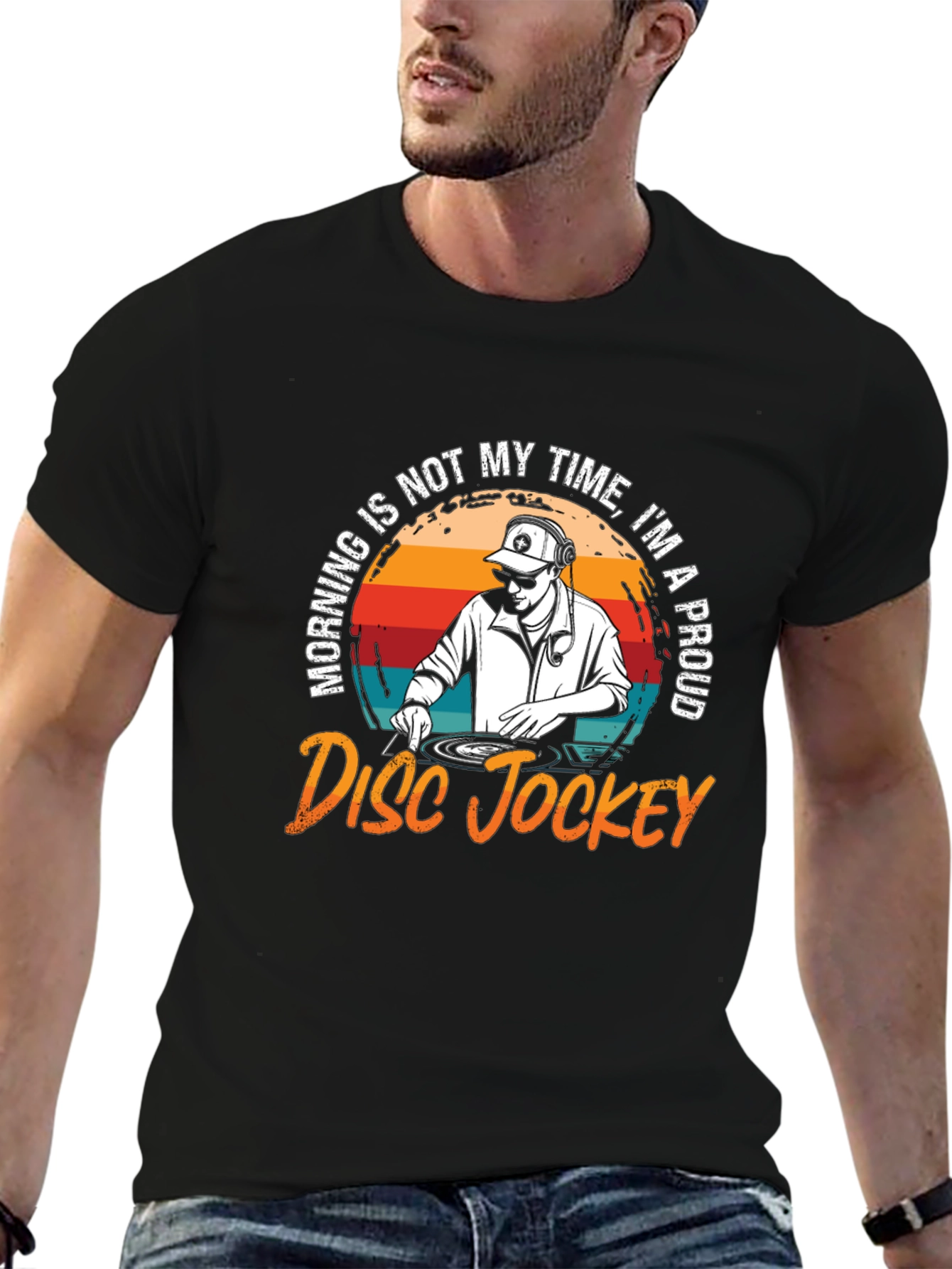DJ Disc Jockey Graphic T-Shirt