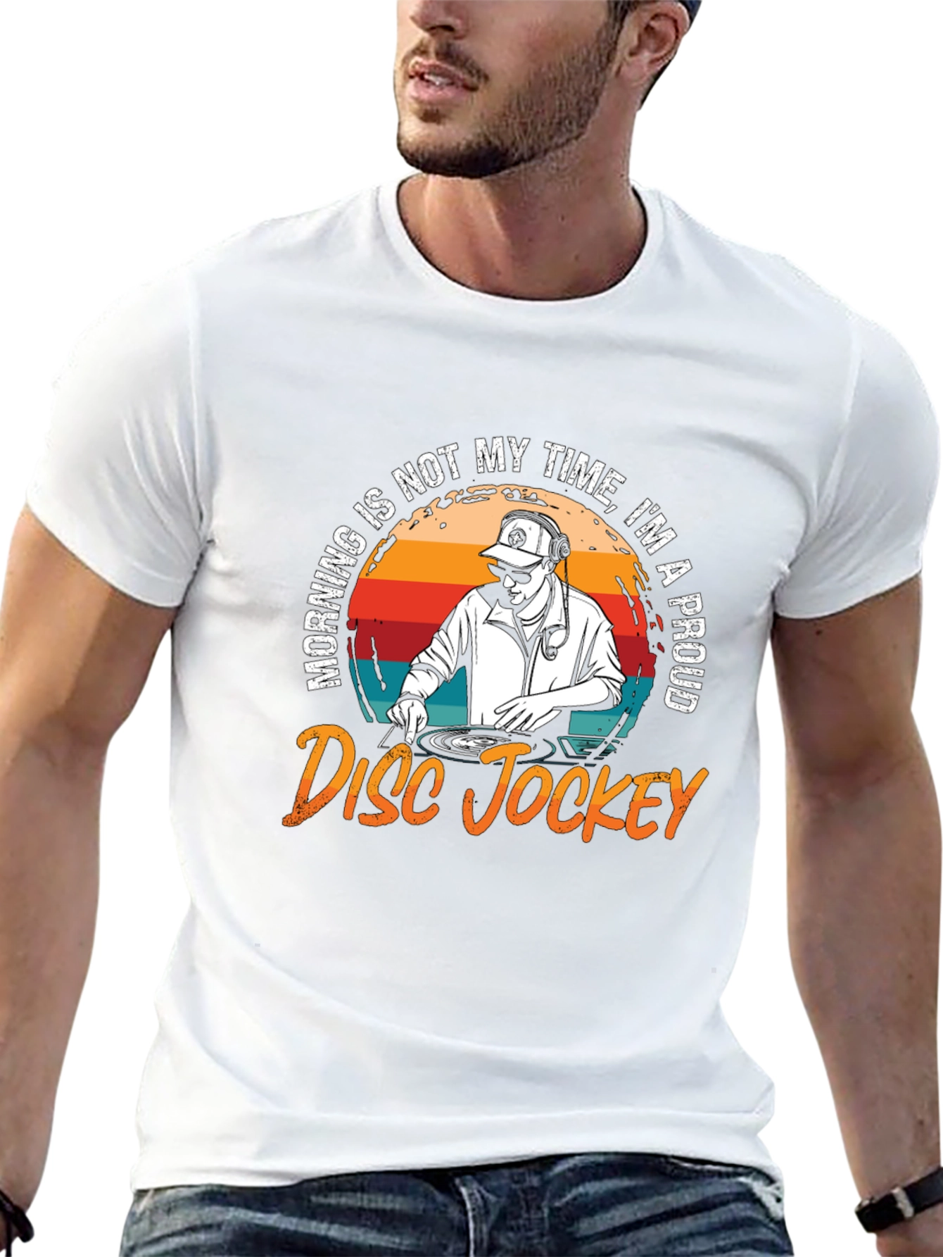 DJ Disc Jockey Graphic T-Shirt
