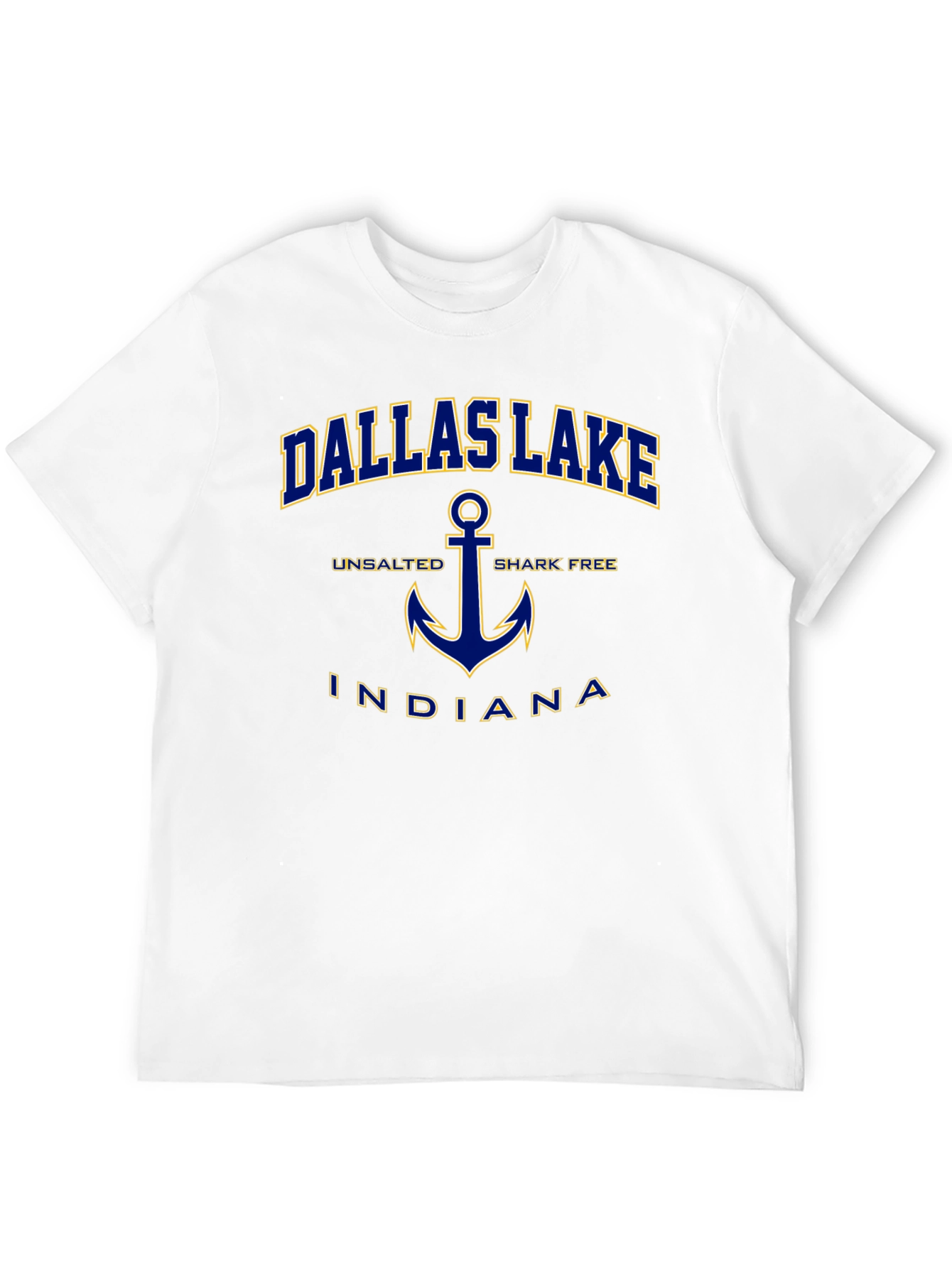 Dallas Lake Indiana T-Shirt Unsalted & Shark Free