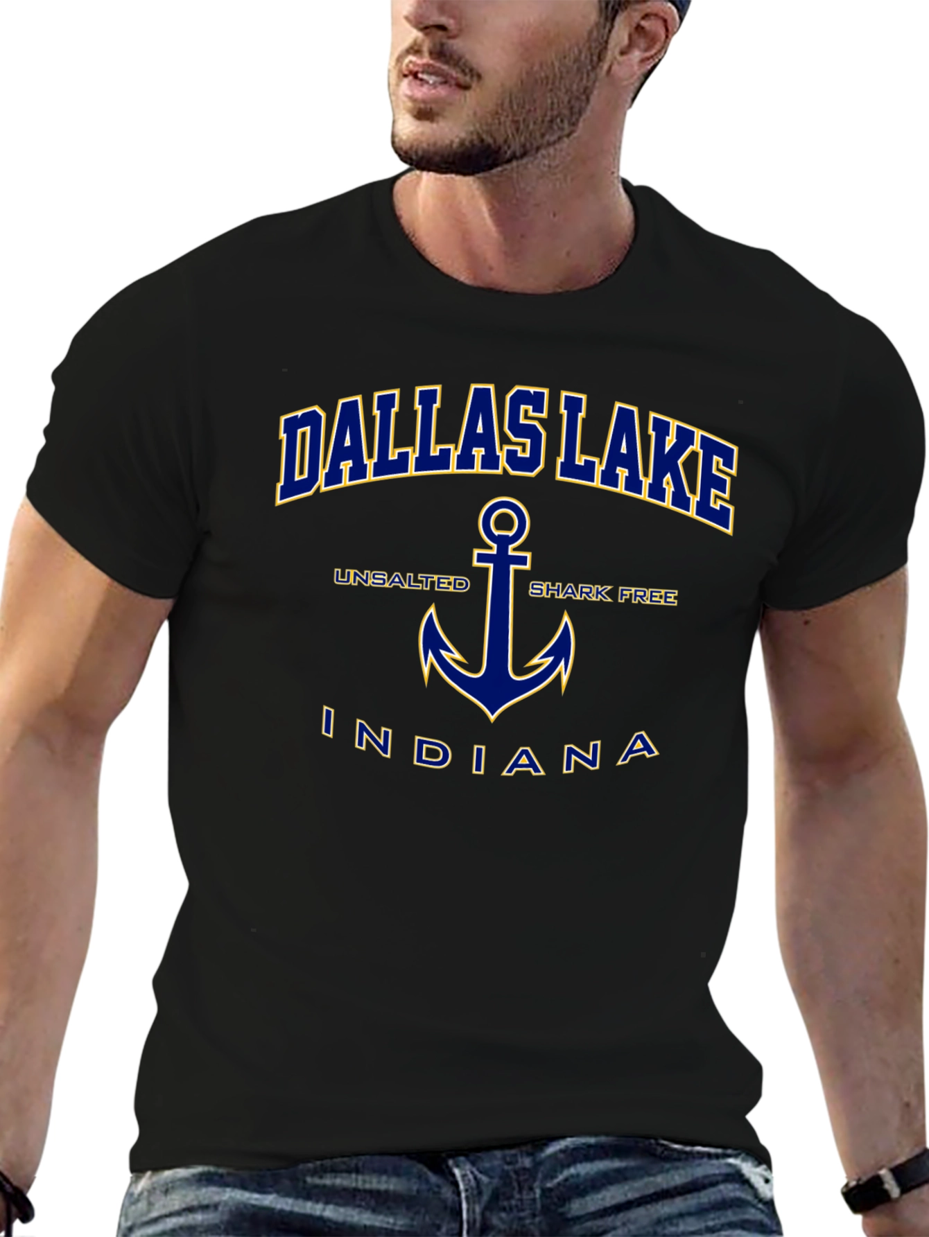 Dallas Lake Indiana T-Shirt Unsalted & Shark Free