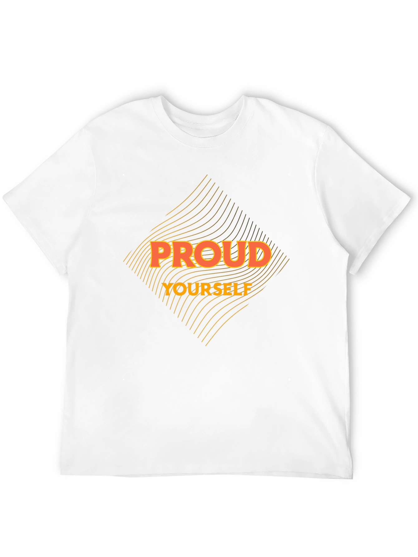 Proud Yourself Graphic Tee - Black Casual T-Shirt