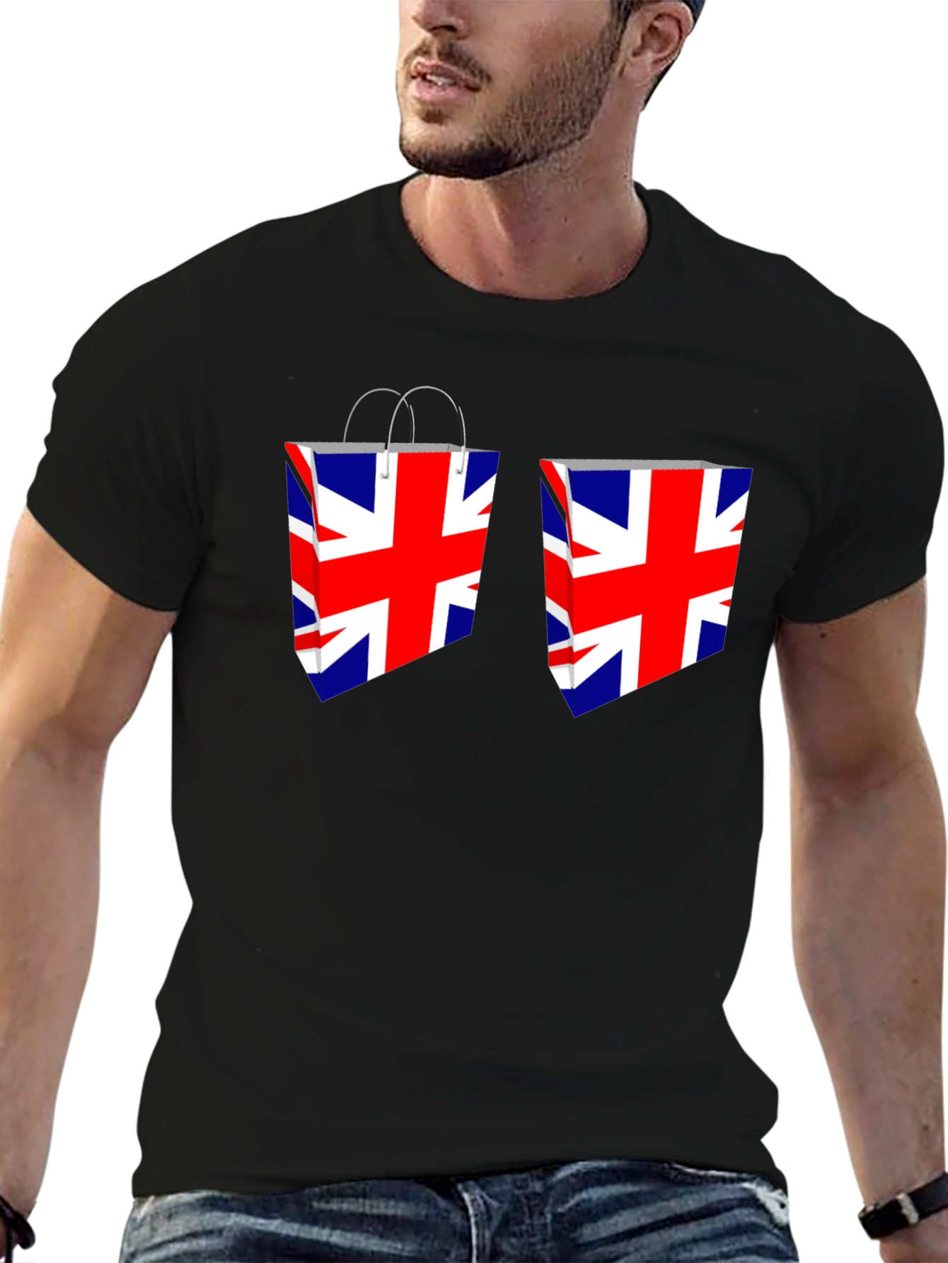 Union Jack Shopping Bags T-Shirt