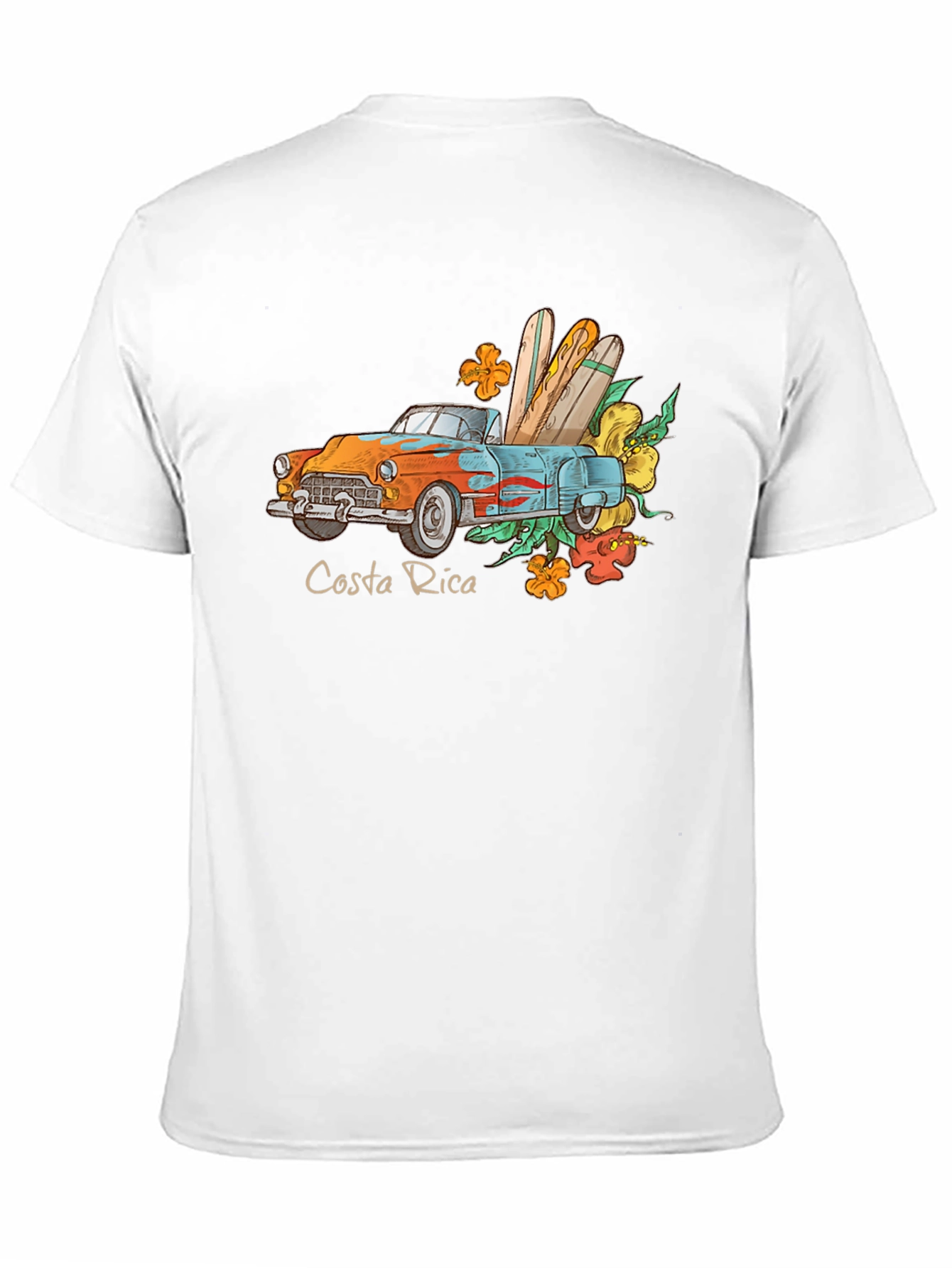 Costa Rica Car & Surf T-Shirt