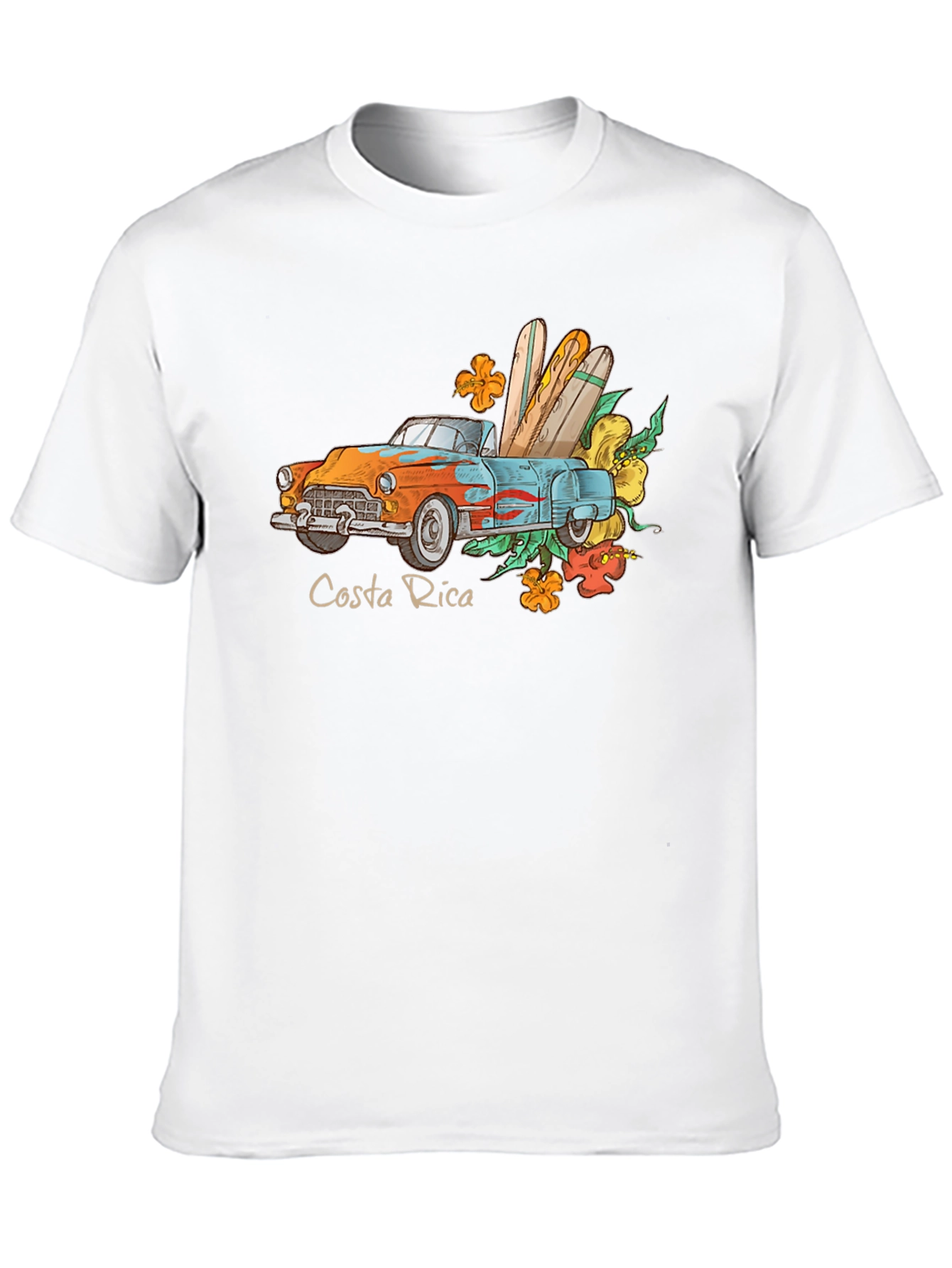 Costa Rica Car & Surf T-Shirt