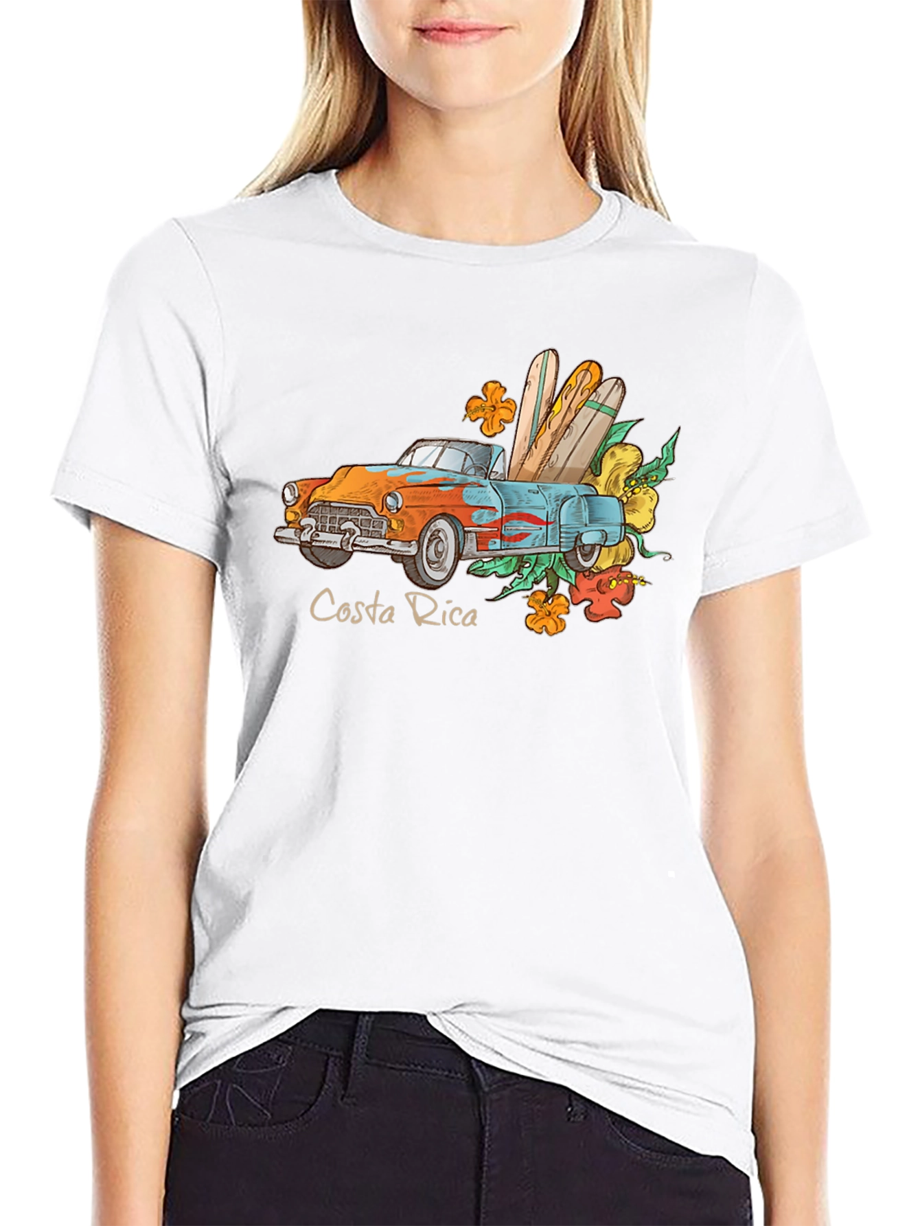 Costa Rica Car & Surf T-Shirt