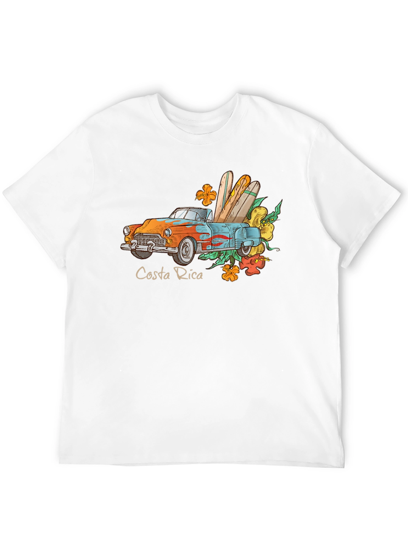 Costa Rica Car & Surf T-Shirt