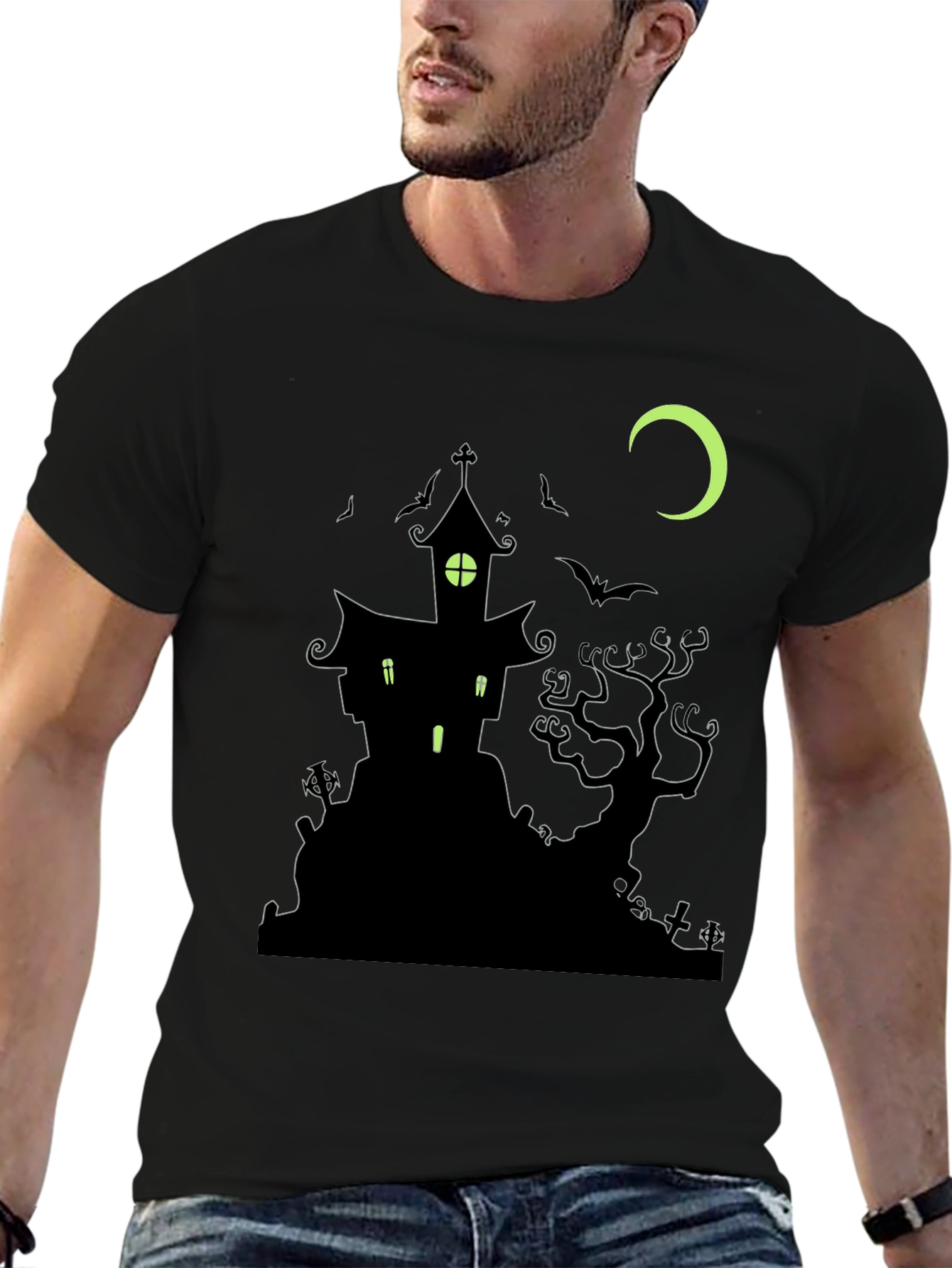 Spooky Halloween House T-Shirt