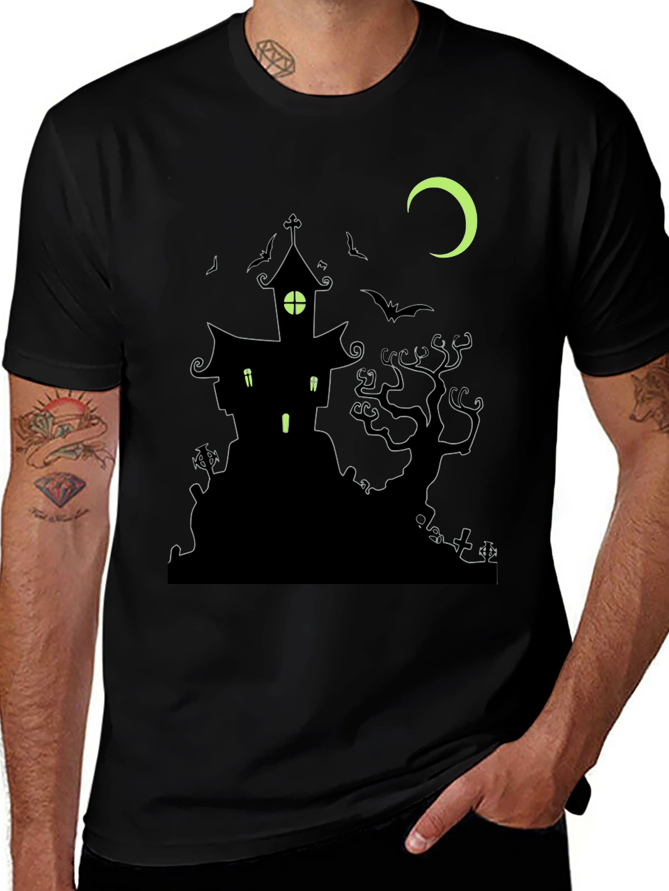 Spooky Halloween House T-Shirt