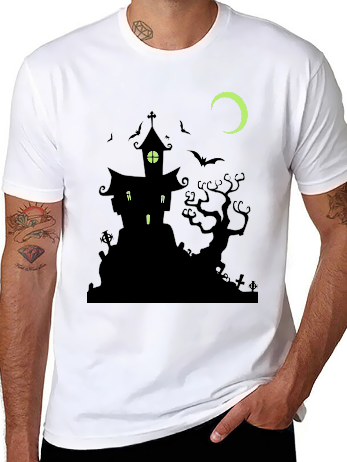 Spooky Halloween House T-Shirt