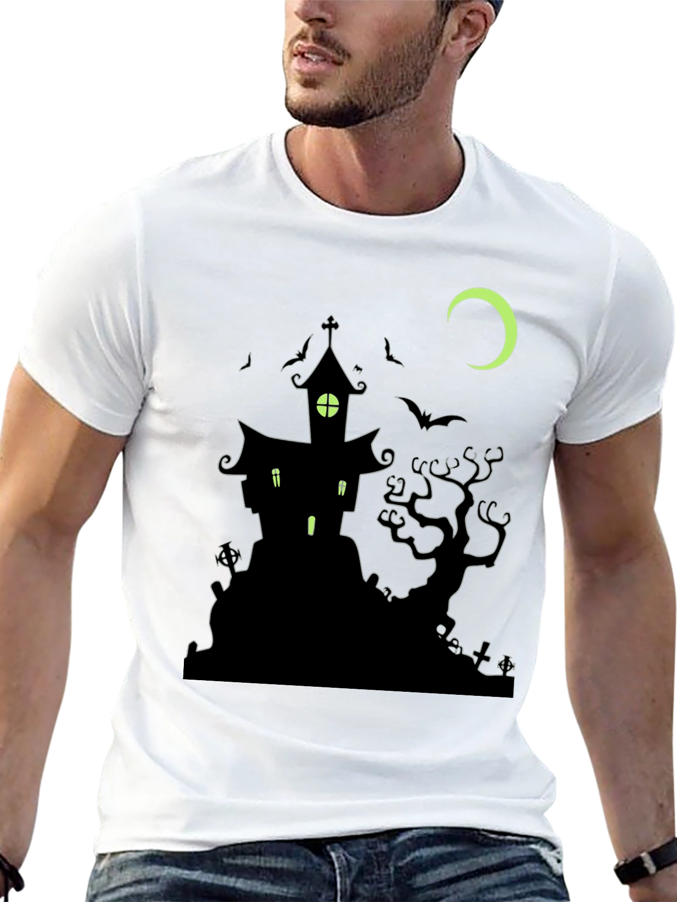 Spooky Halloween House T-Shirt