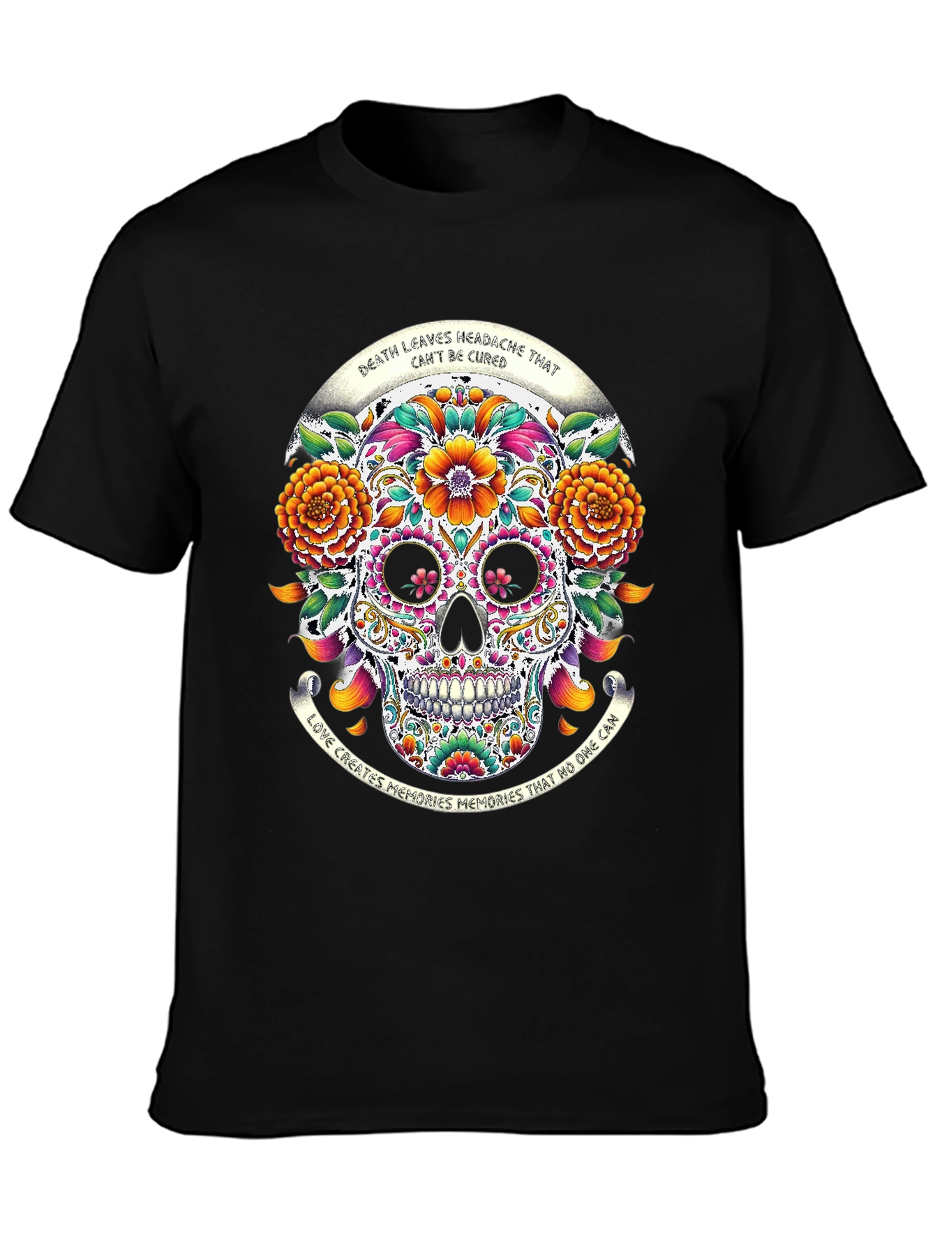 Sugar Skull Graphic T-Shirt