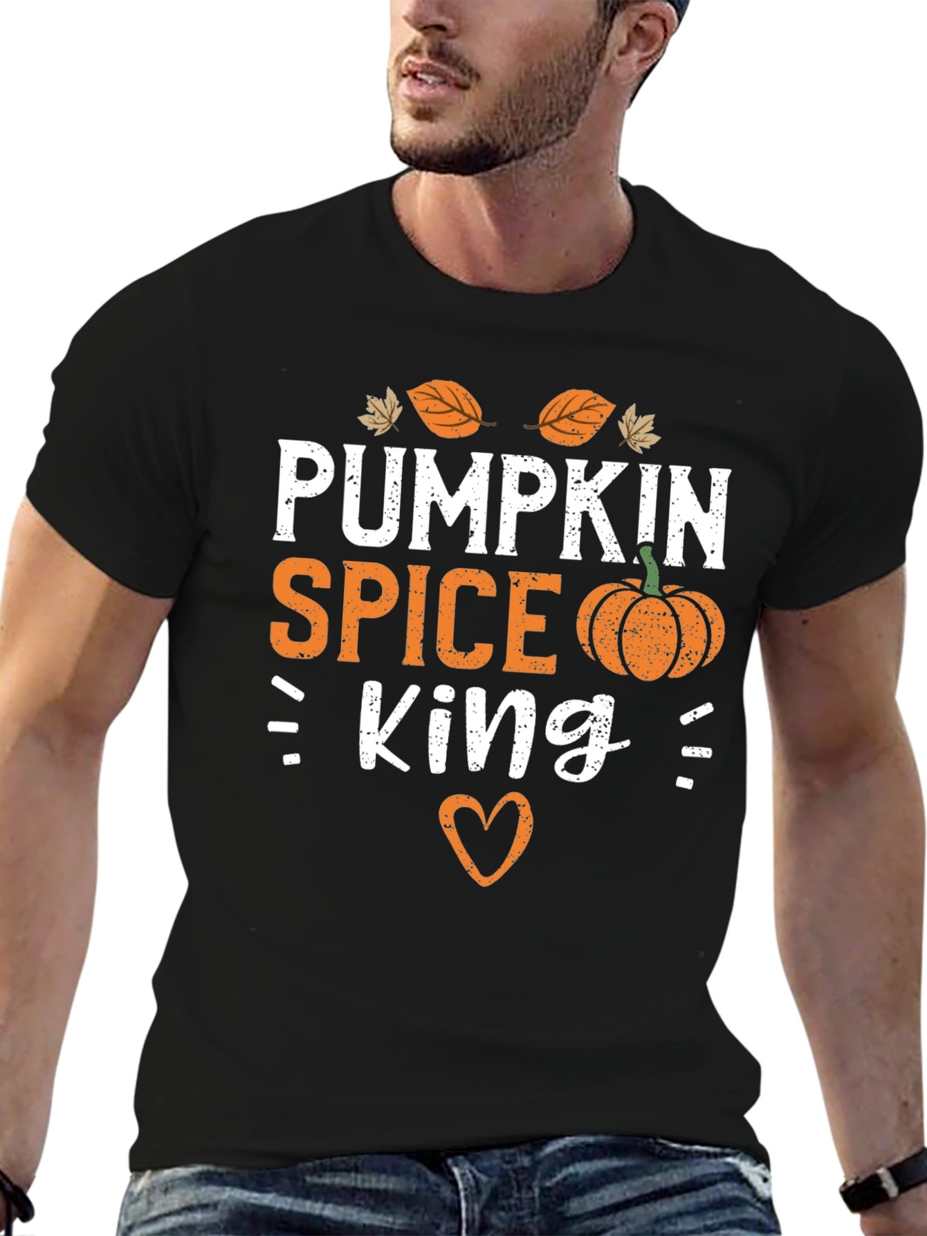 Pumpkin Spice King Graphic T-Shirt