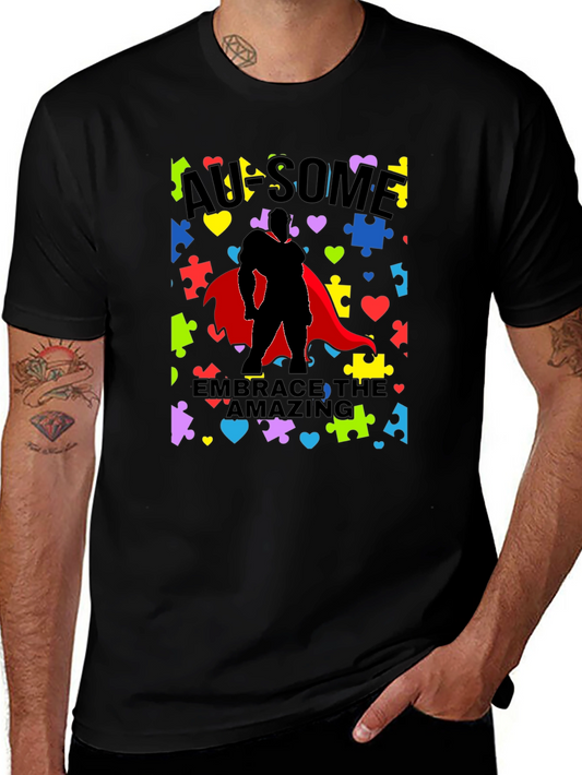 Awesome Superhero Autism Awareness T-Shirt
