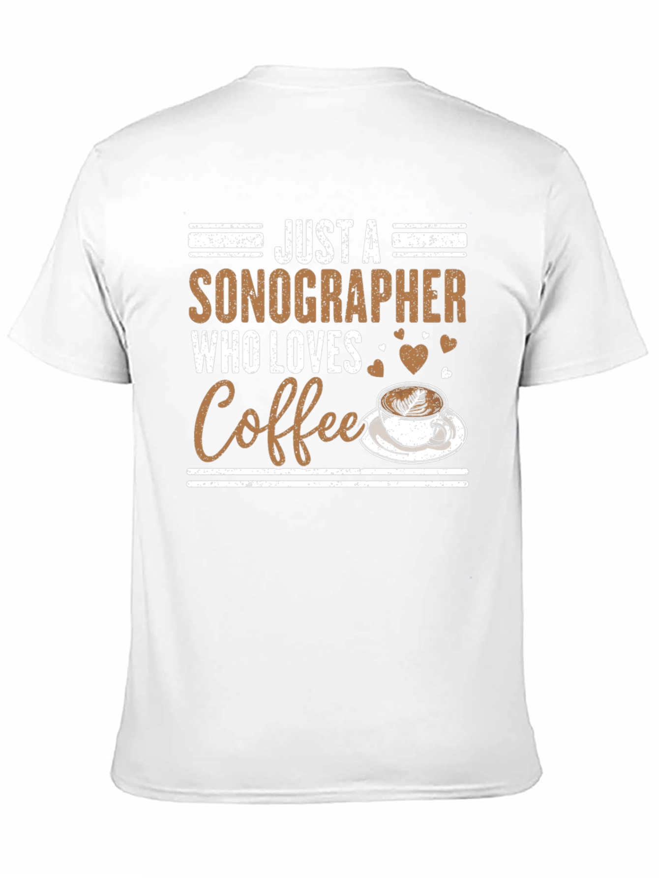 Sonographer Coffee Lover Graphic Tee