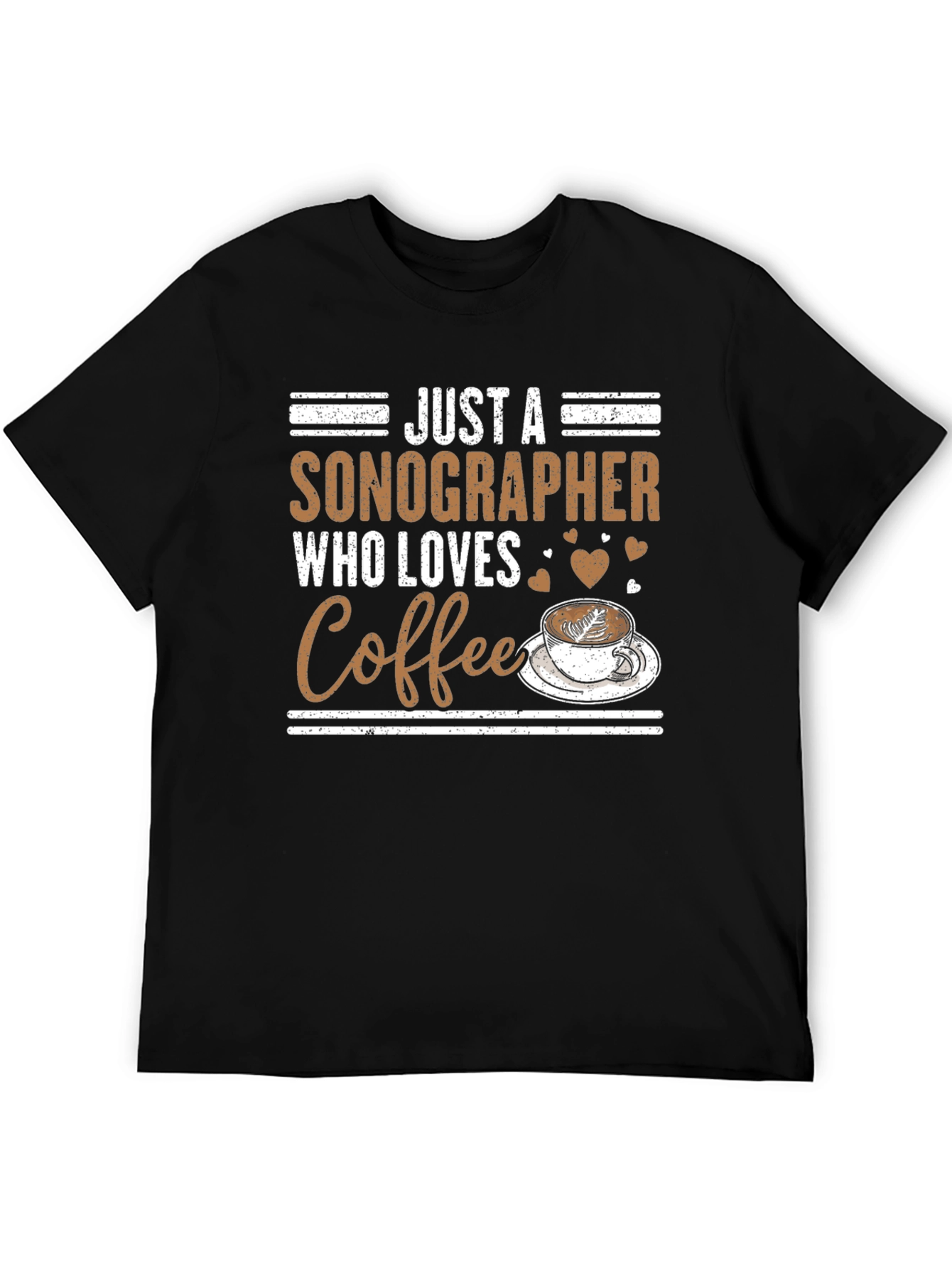 Sonographer Coffee Lover Graphic Tee