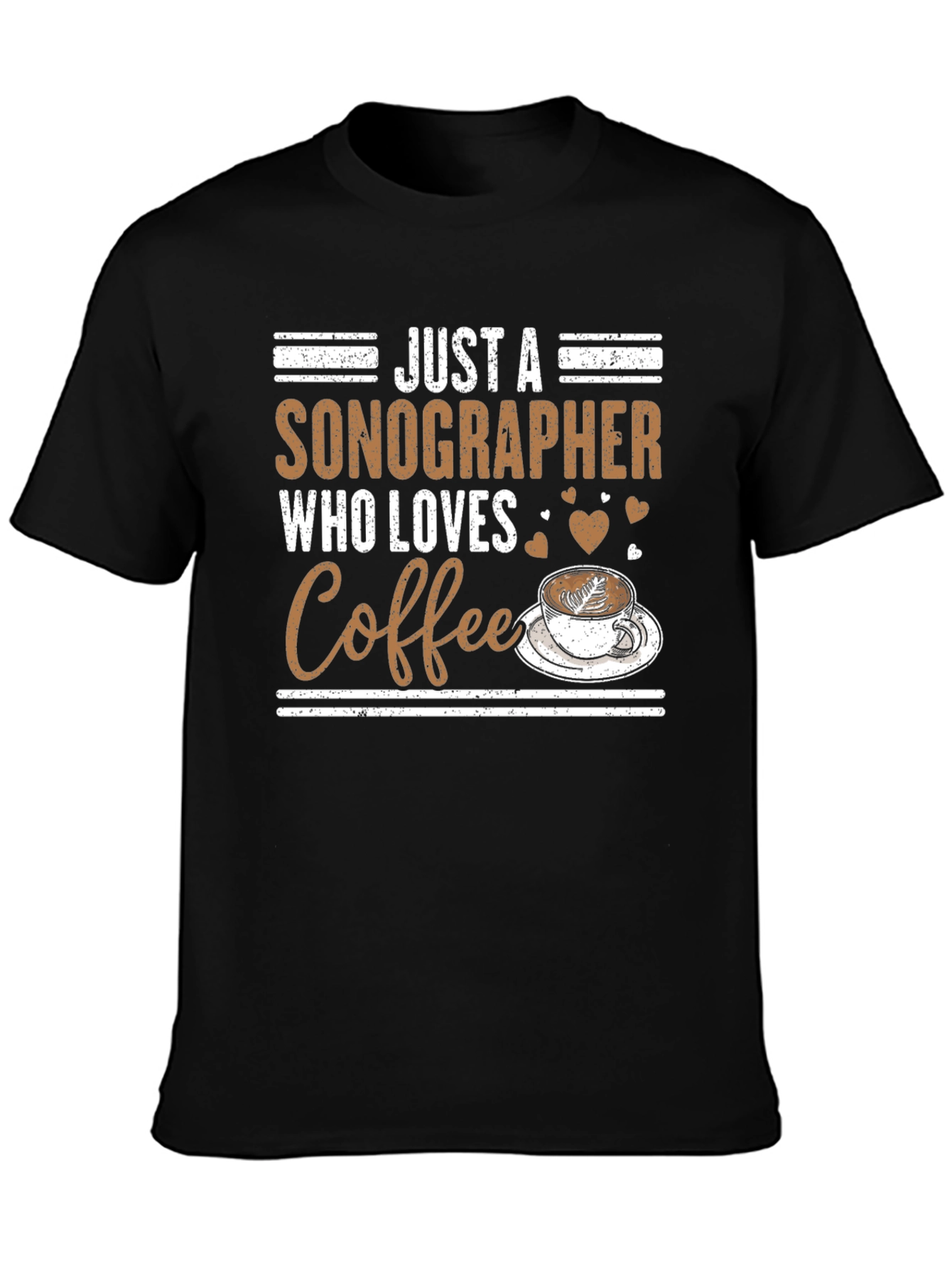 Sonographer Coffee Lover Graphic Tee