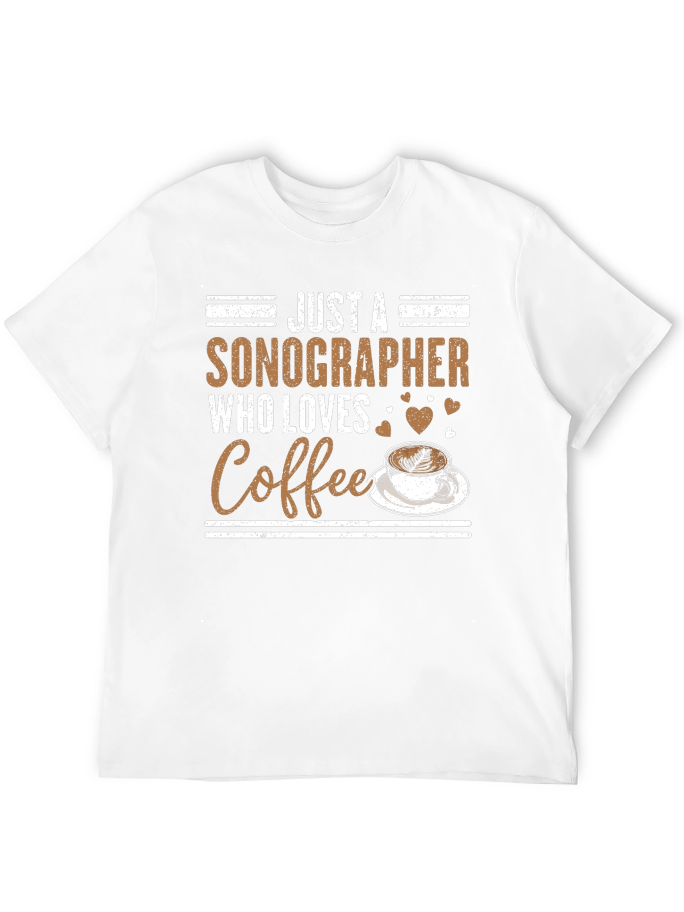 Sonographer Coffee Lover Graphic Tee