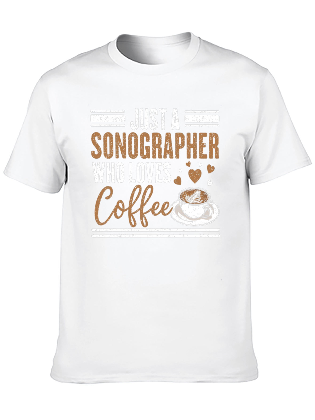 Sonographer Coffee Lover Graphic Tee