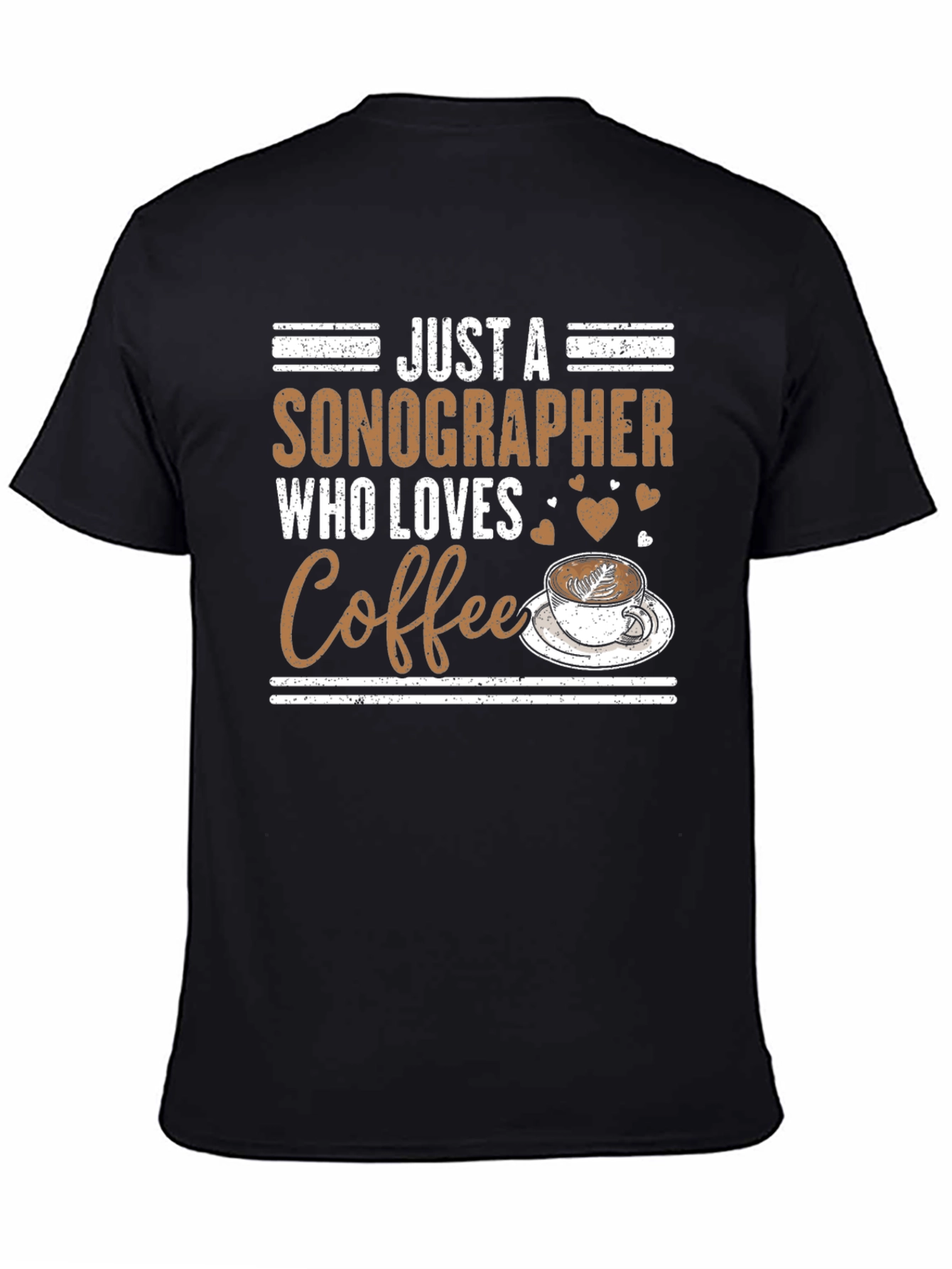 Sonographer Coffee Lover Graphic Tee
