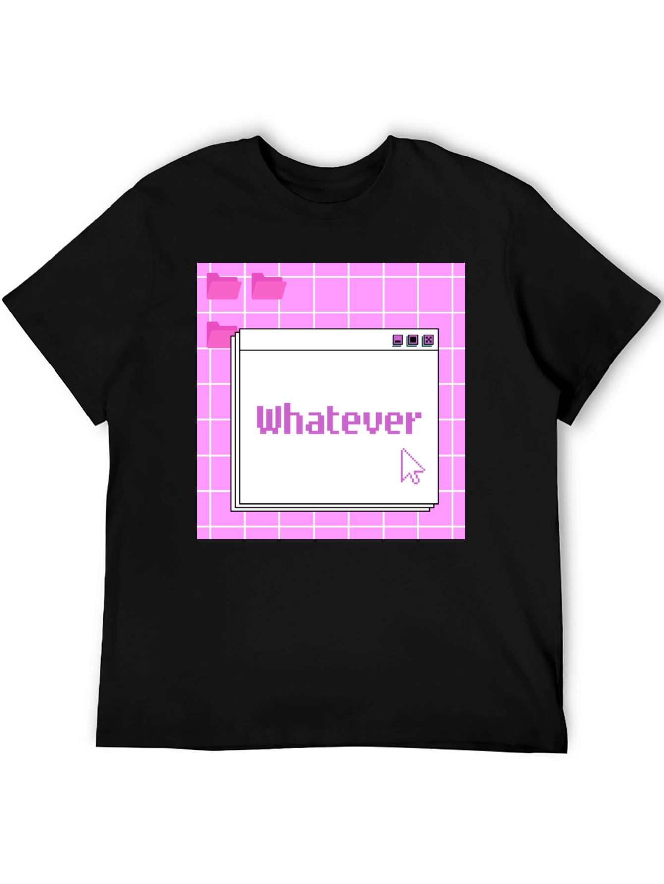 Aesthetic Vaporwave Whatever Pixel Art T-Shirt