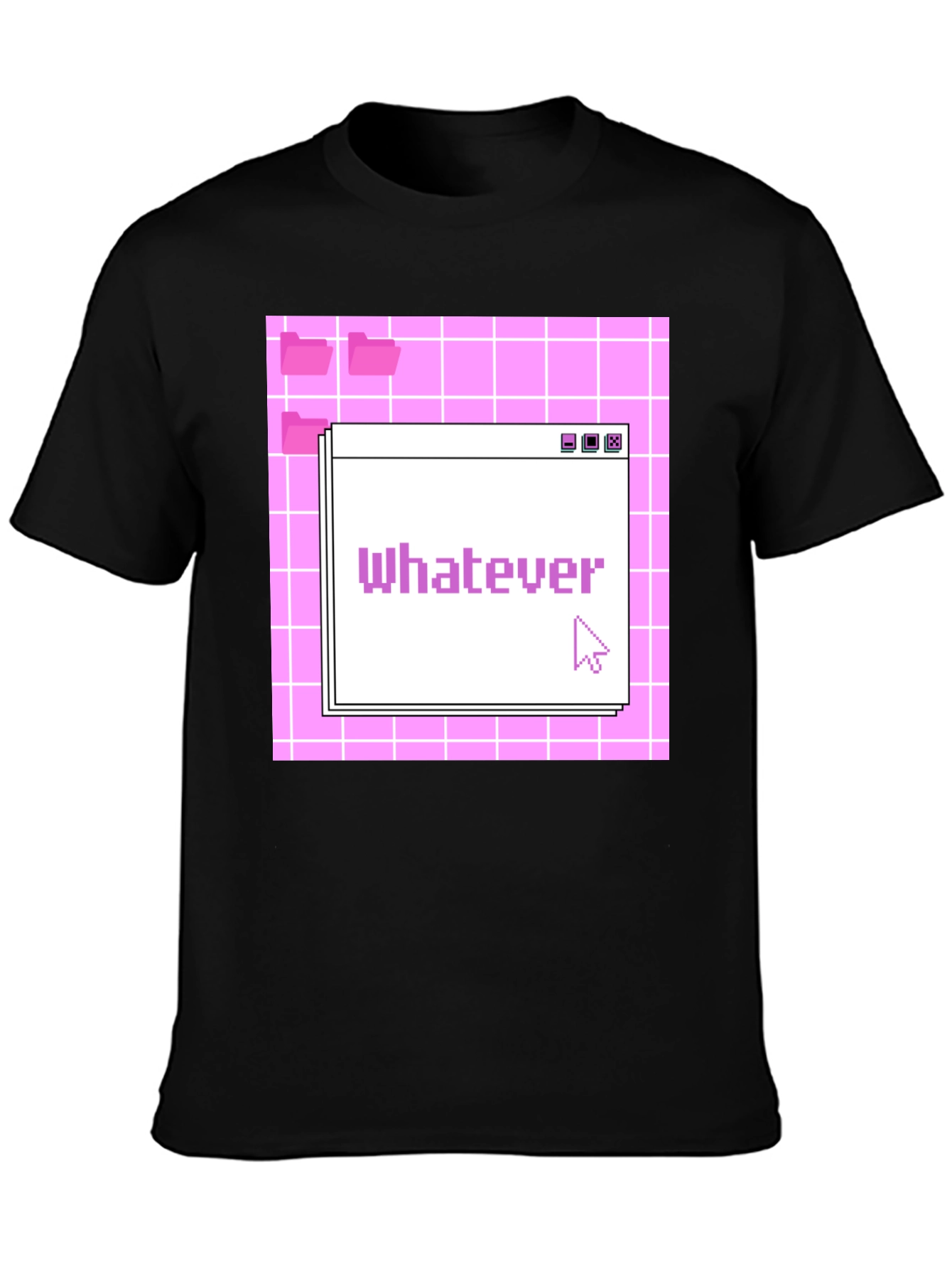 Aesthetic Vaporwave Whatever Pixel Art T-Shirt