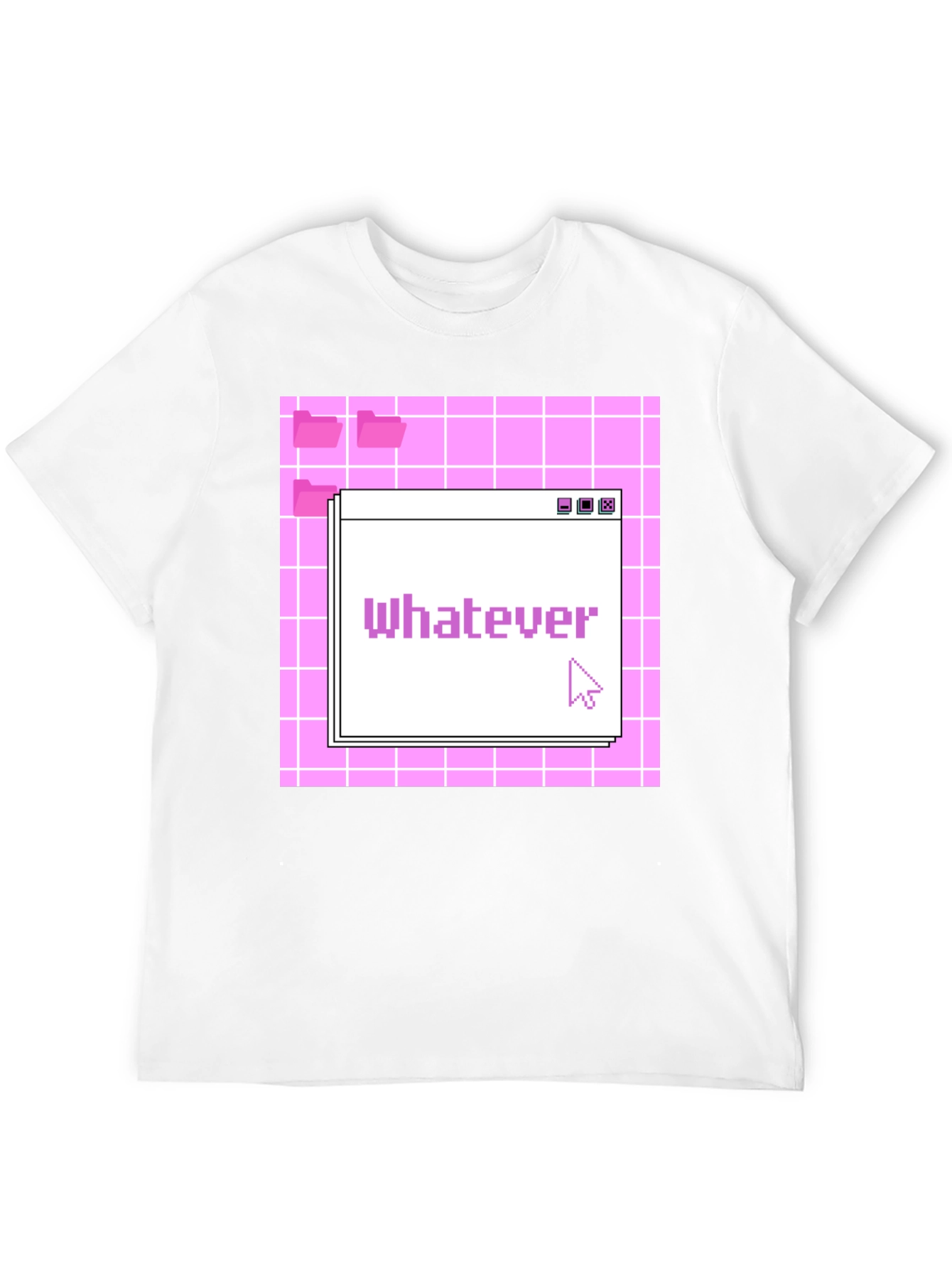 Aesthetic Vaporwave Whatever Pixel Art T-Shirt
