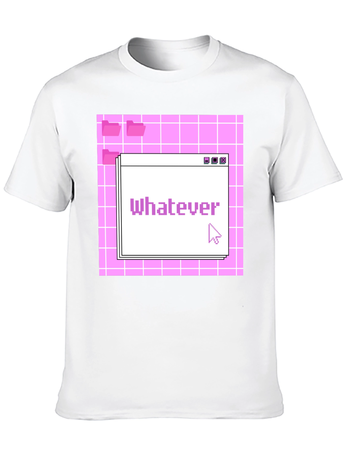 Aesthetic Vaporwave Whatever Pixel Art T-Shirt