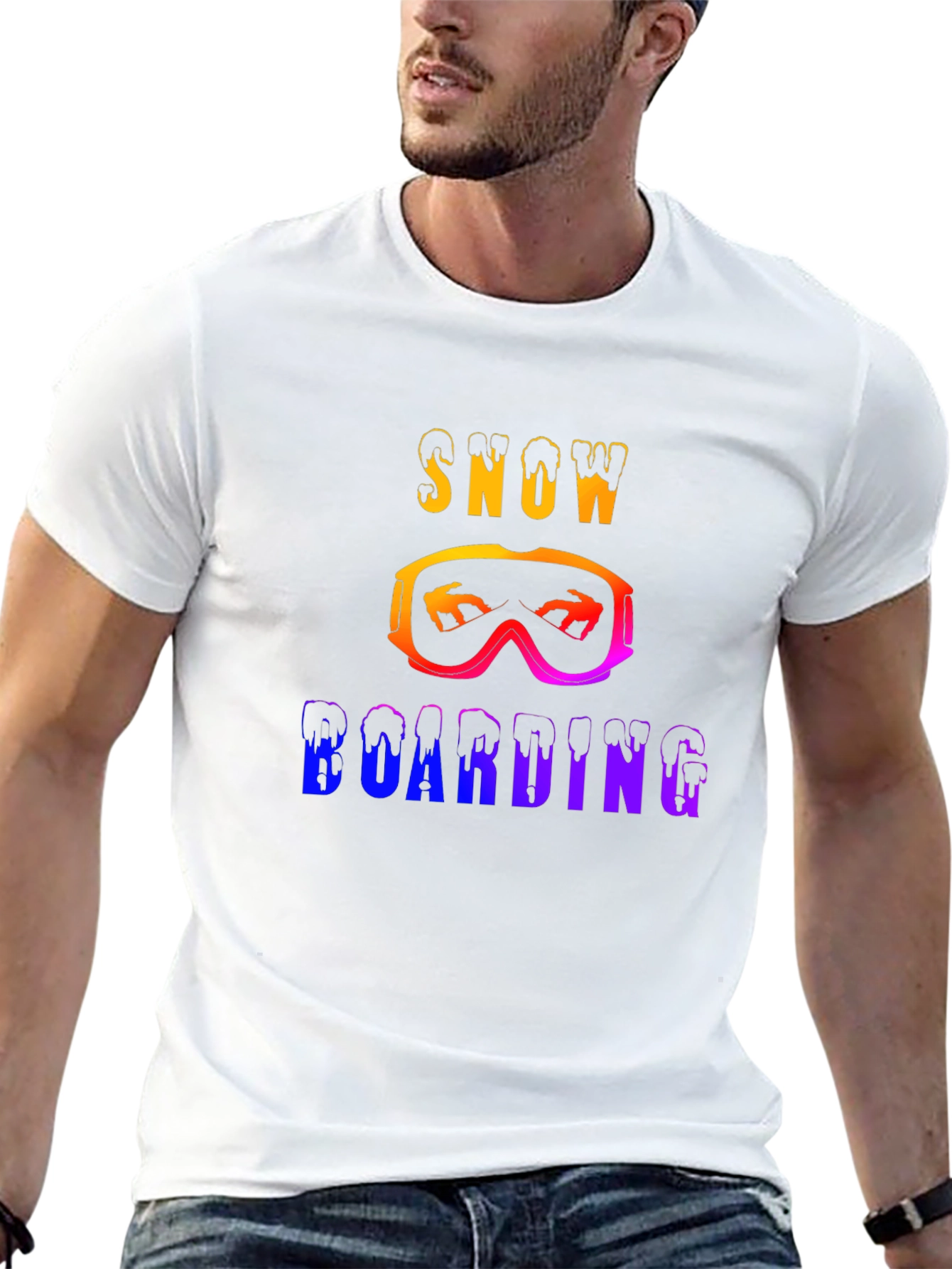 Snowboarding Graphic T-Shirt - Unique Design