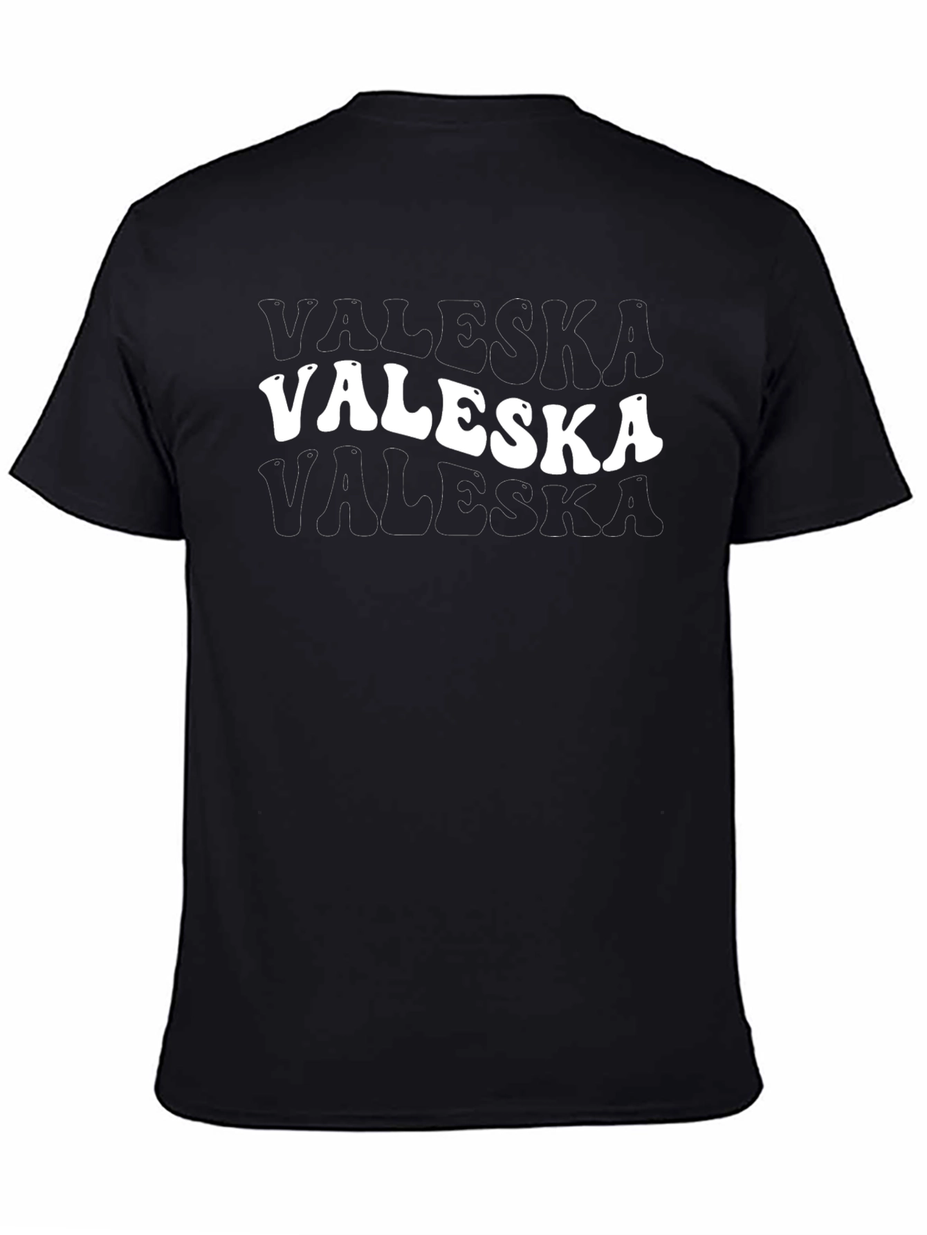 Valeska Retro T-Shirt - Classic Black Tee