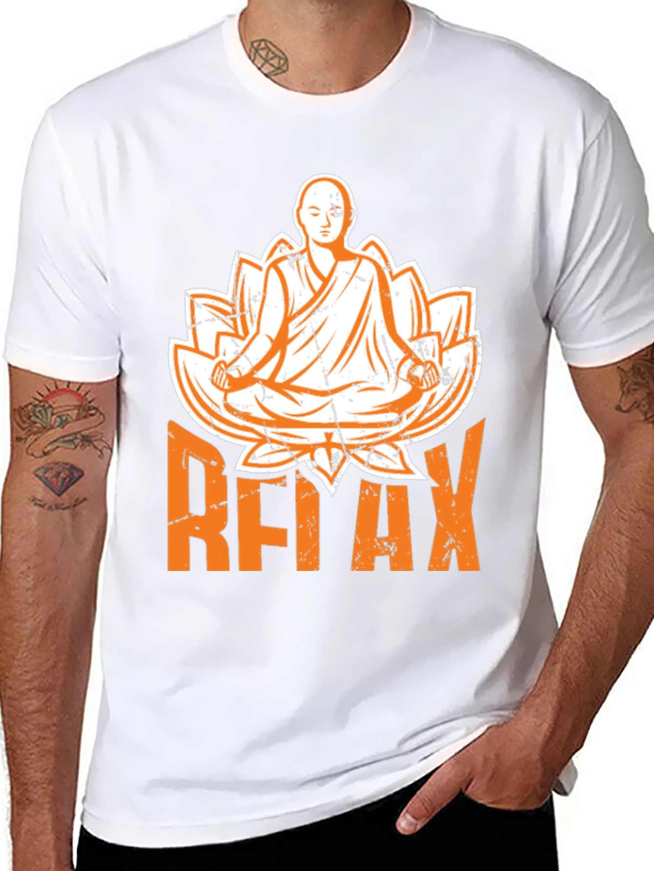 Relax T-Shirt: Buddha Meditation Tee for Men