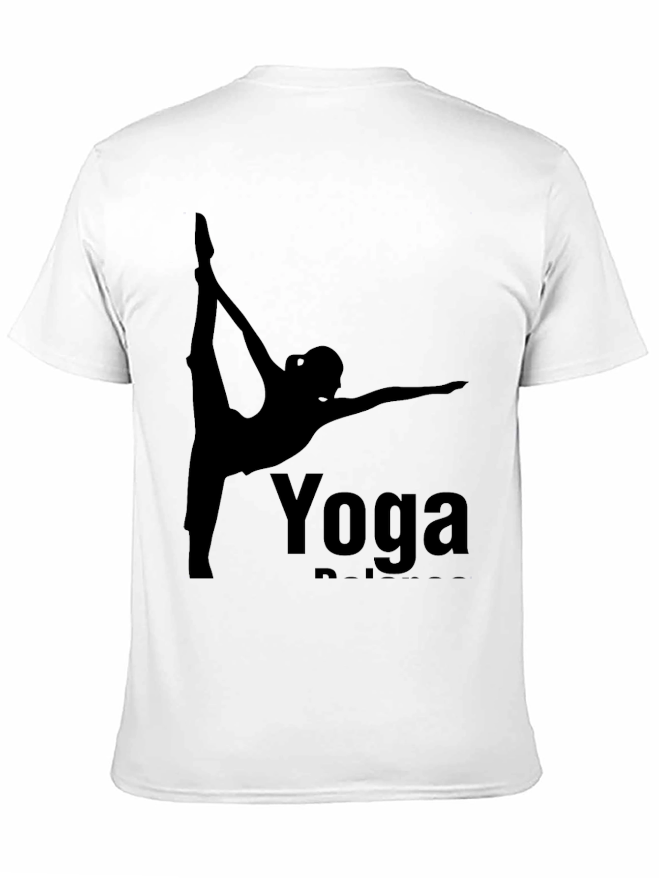Yoga Balance Black T-Shirt