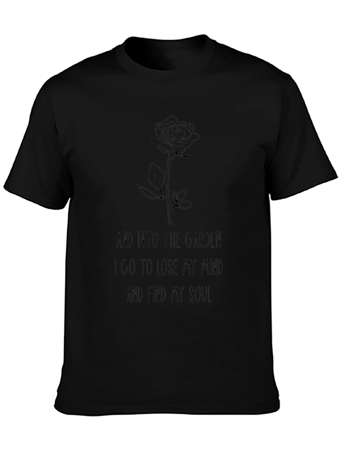 And Into The Garden Rose Graphic T-Shirt