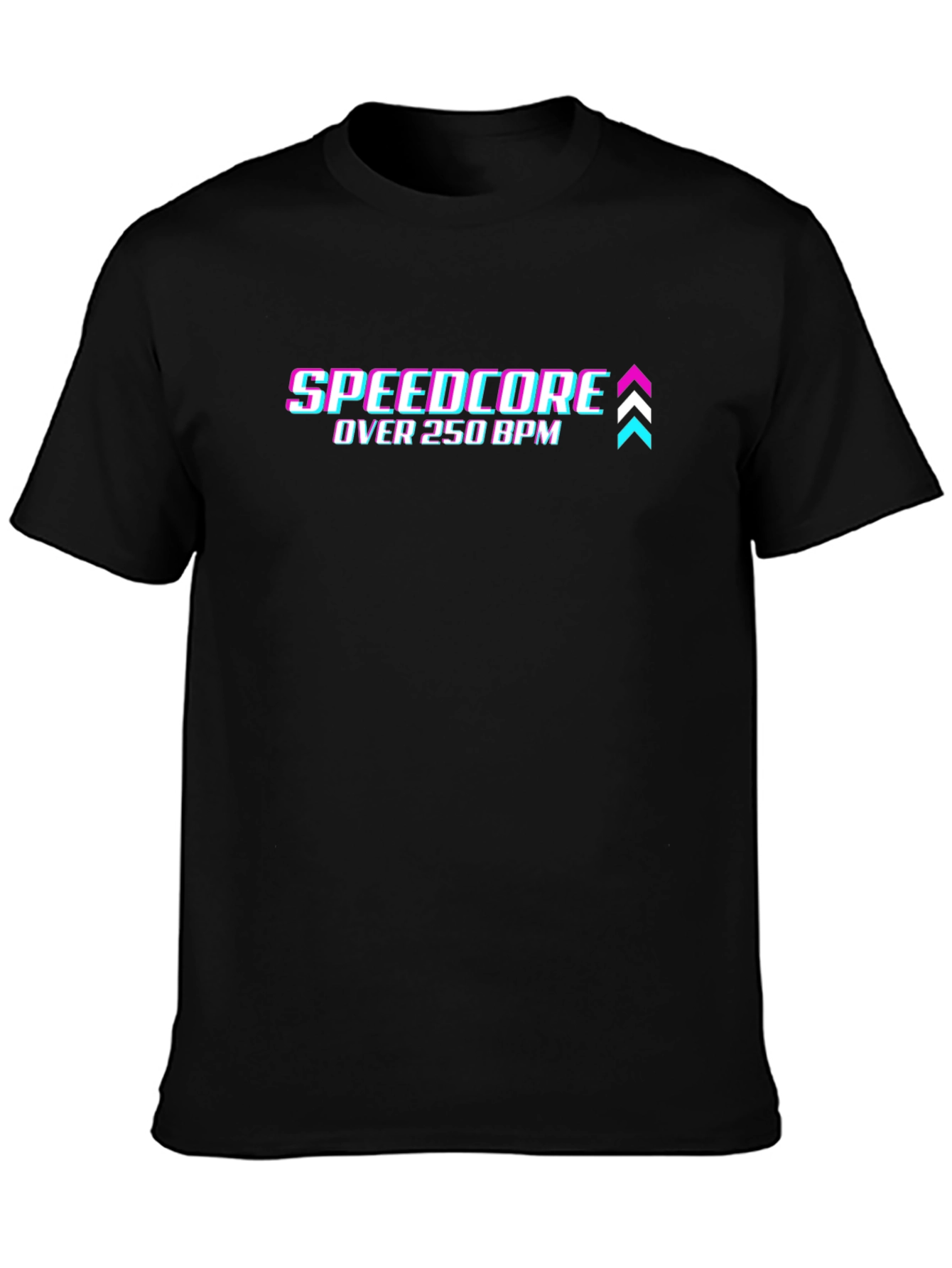 Speedcore Over 250 BPM Black T-Shirt