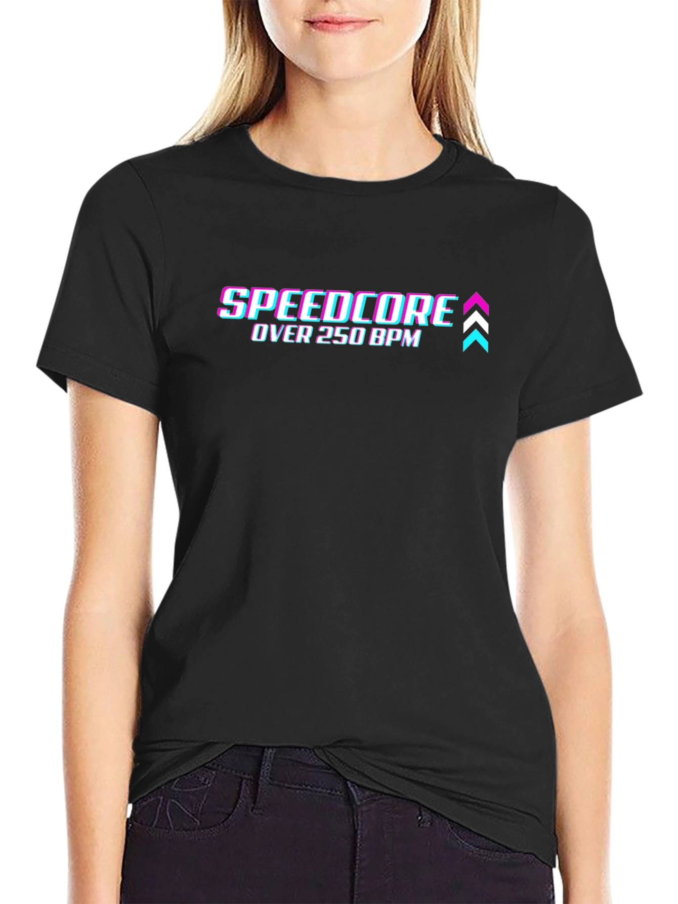 Speedcore Over 250 BPM Black T-Shirt