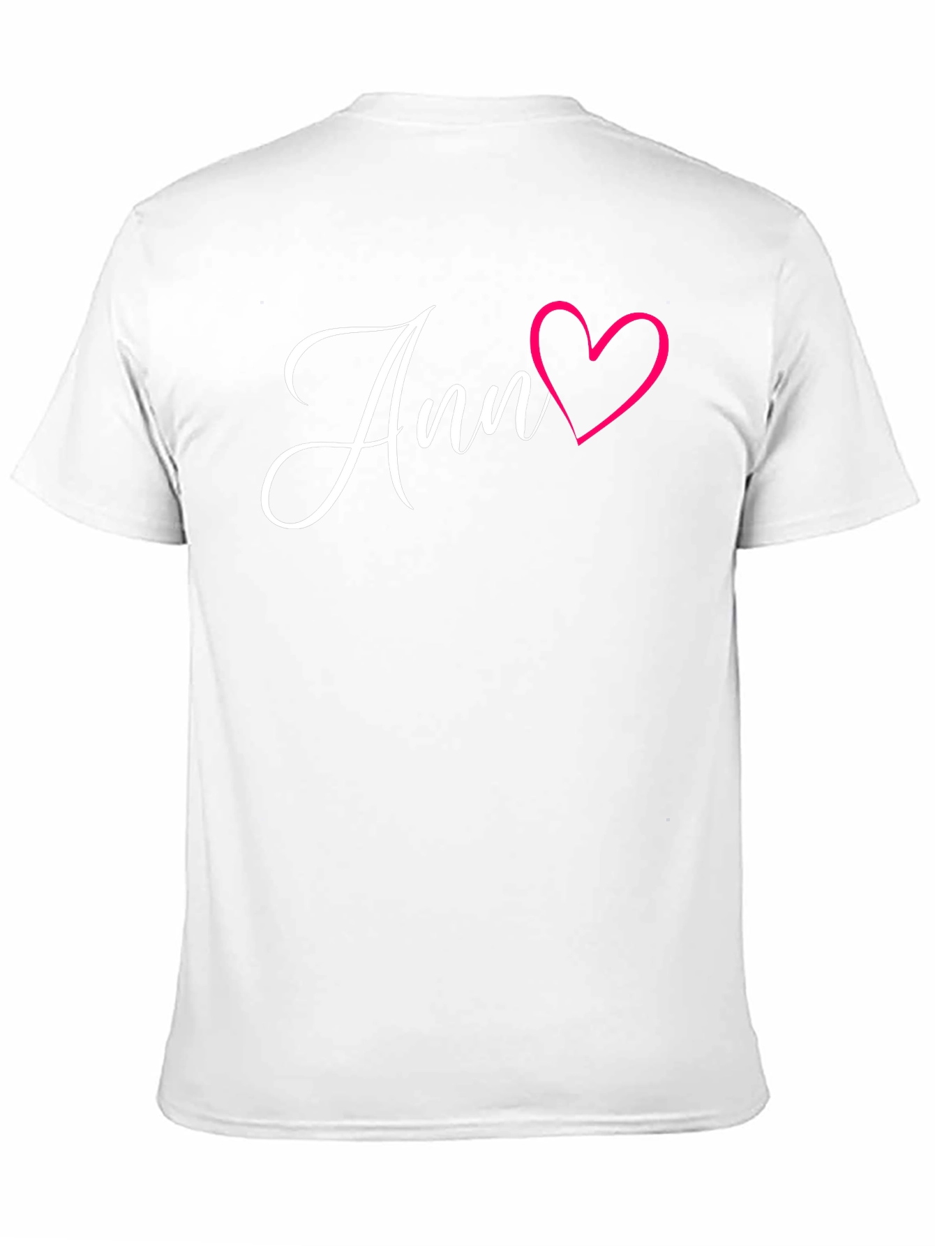 Ann Heart Tee - Love Graphic Novelty Shirt