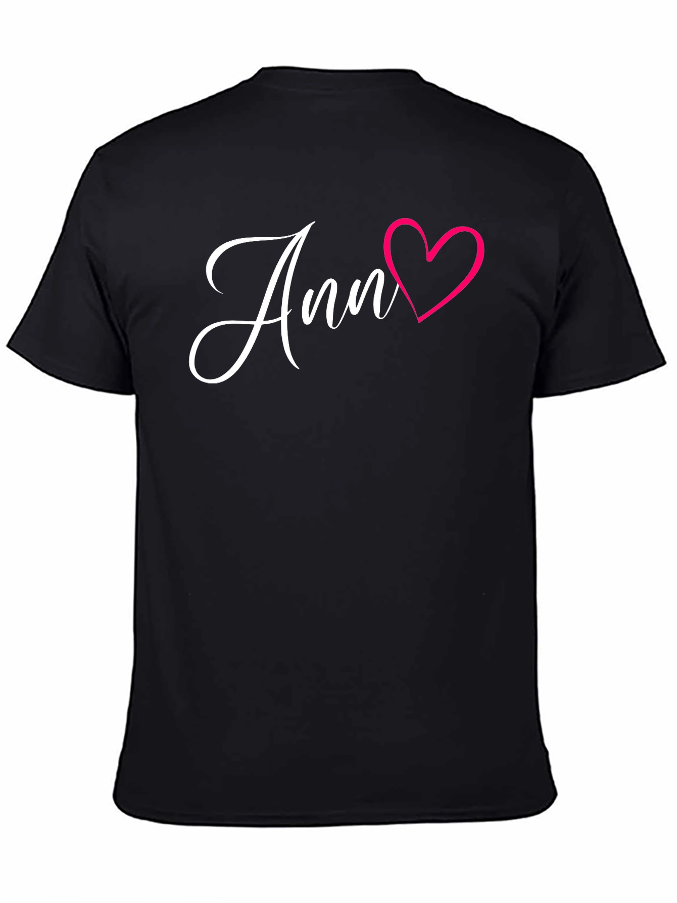 Ann Heart Tee - Love Graphic Novelty Shirt