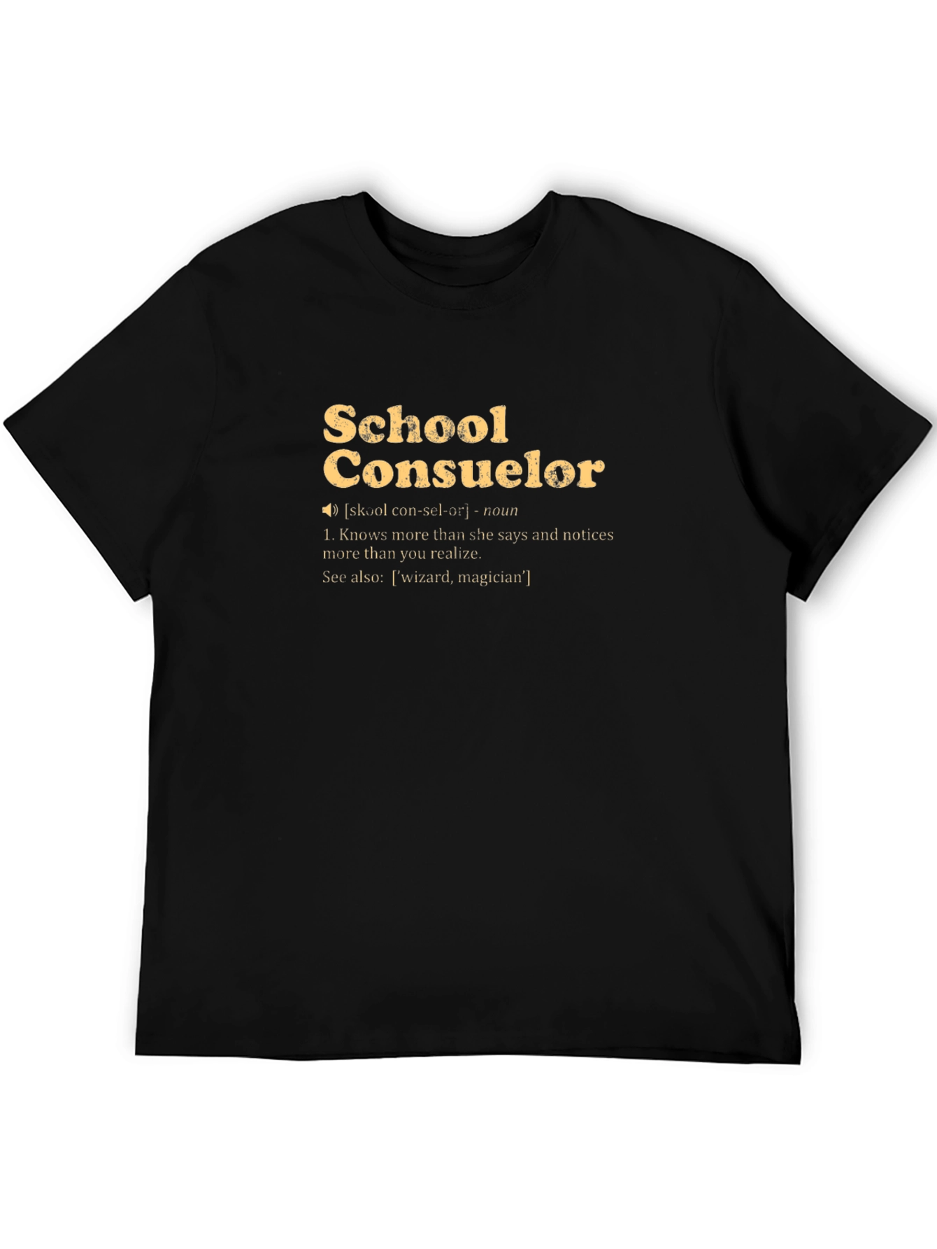 School Counselor Definition T-Shirt