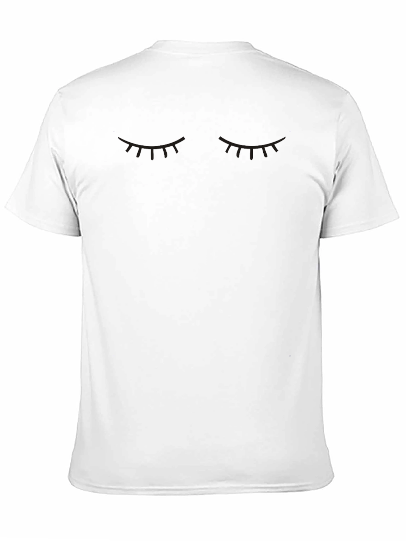 Dreamy Eyelash Graphic Black T-Shirt
