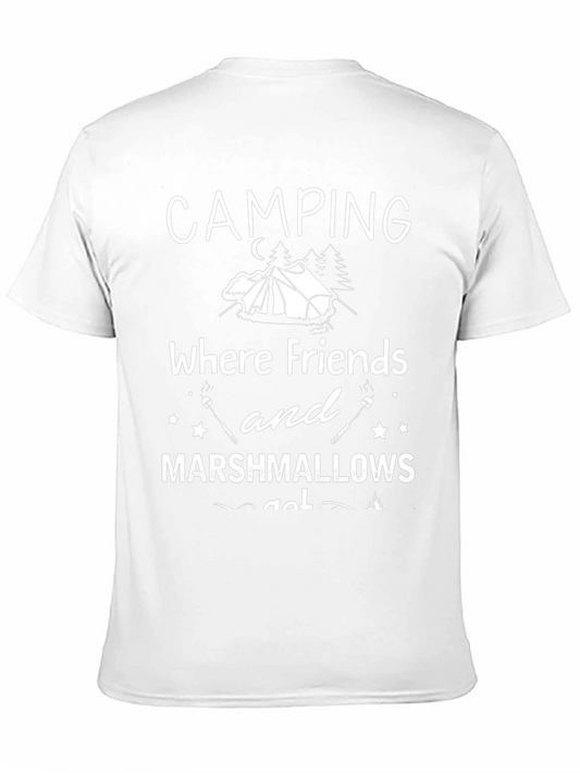 Camping Where Friends And Marshmallows T-Shirt