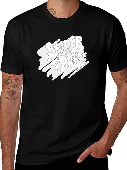 Spider House T-Shirt - Black Cotton Tee