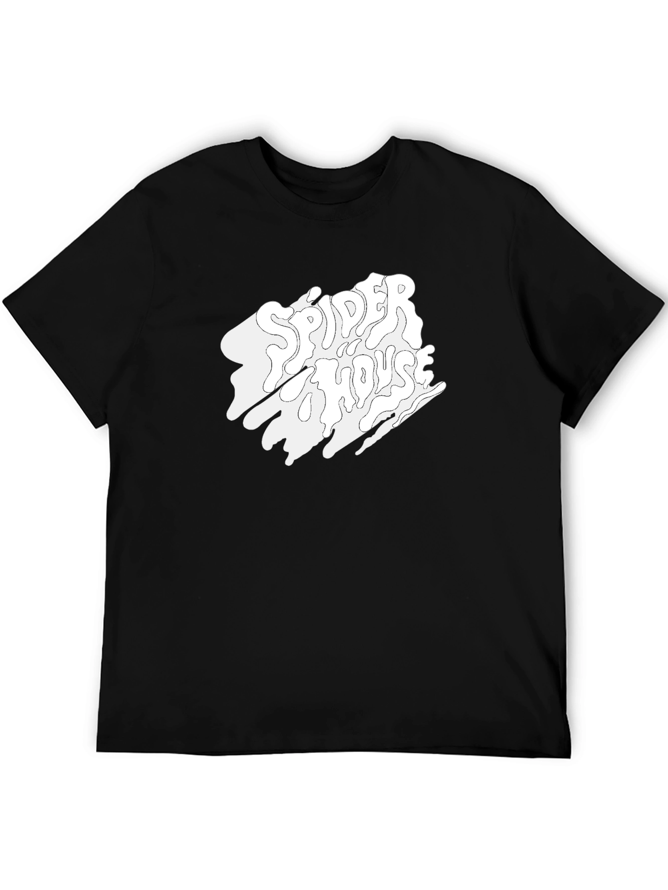 Spider House T-Shirt - Black Cotton Tee