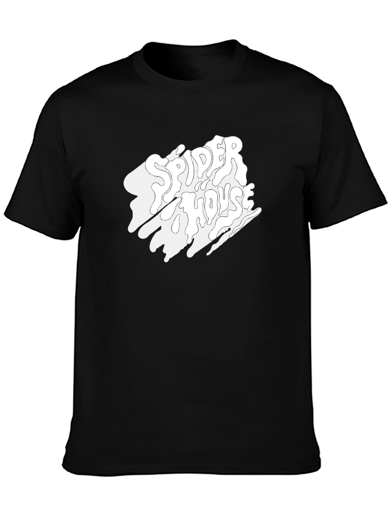 Spider House T-Shirt - Black Cotton Tee