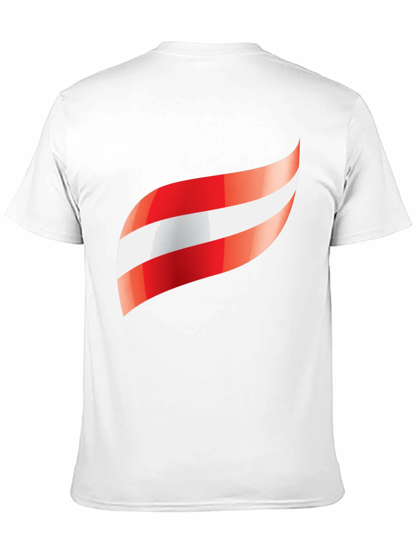 Austria Flag Graphic Black T-Shirt