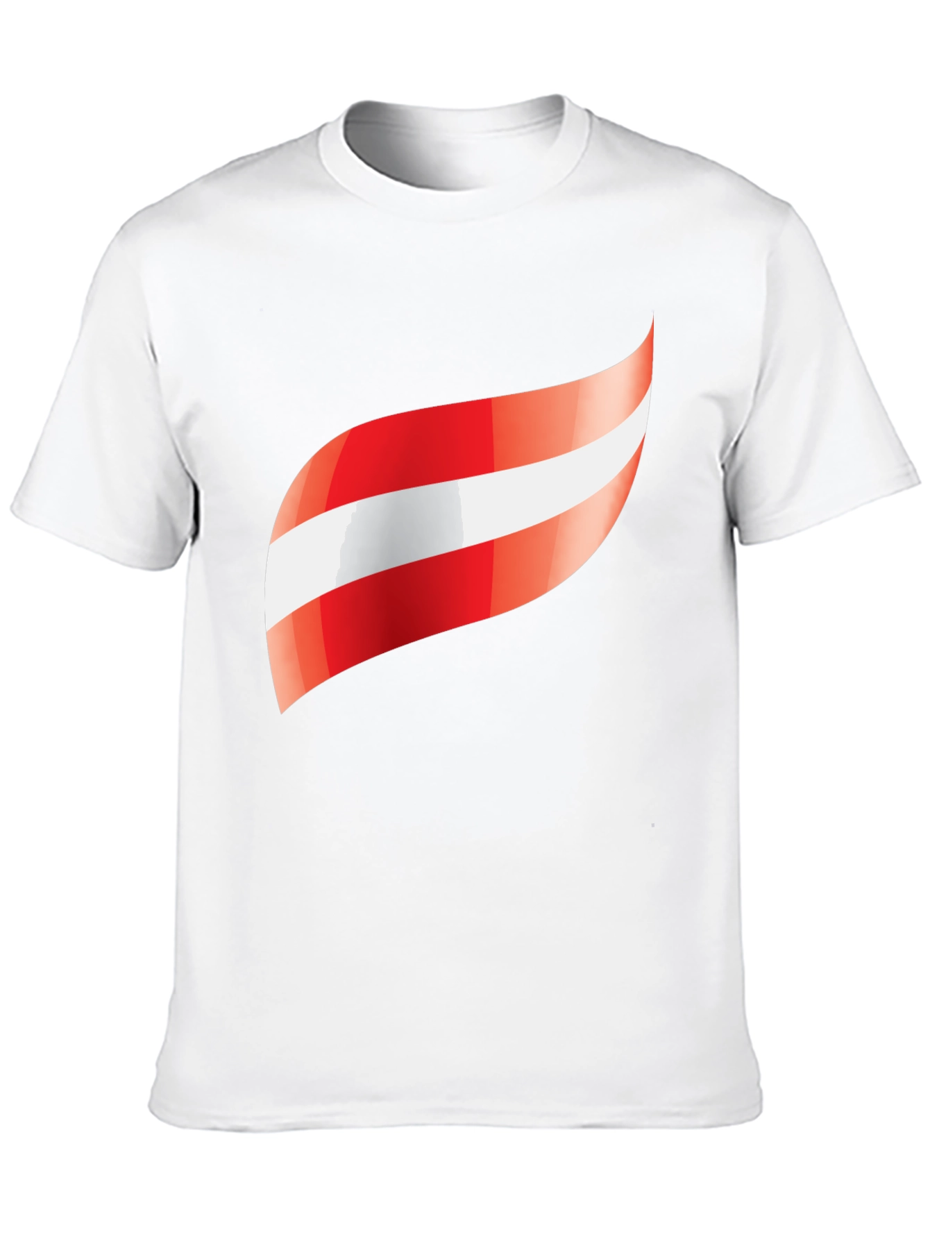 Austria Flag Graphic Black T-Shirt