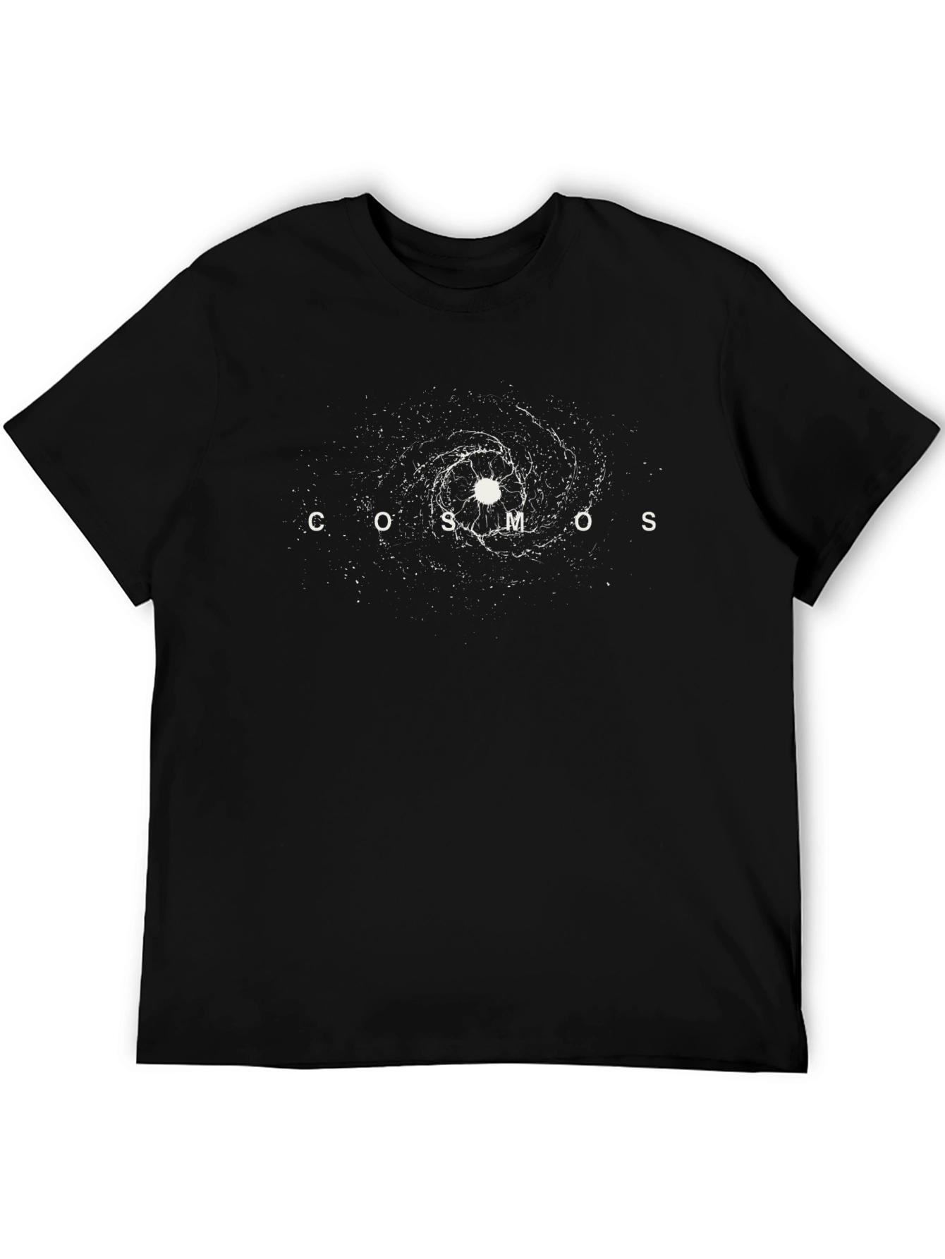 Cosmos Spiral Graphic Tee - Classic Black T-Shirt