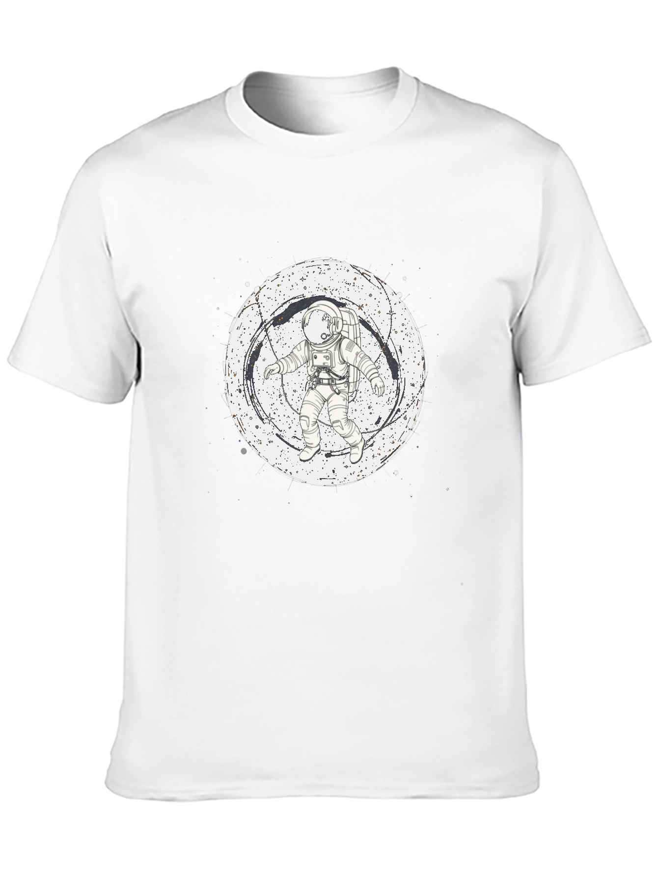 Astronaut Graphic Black T-Shirt