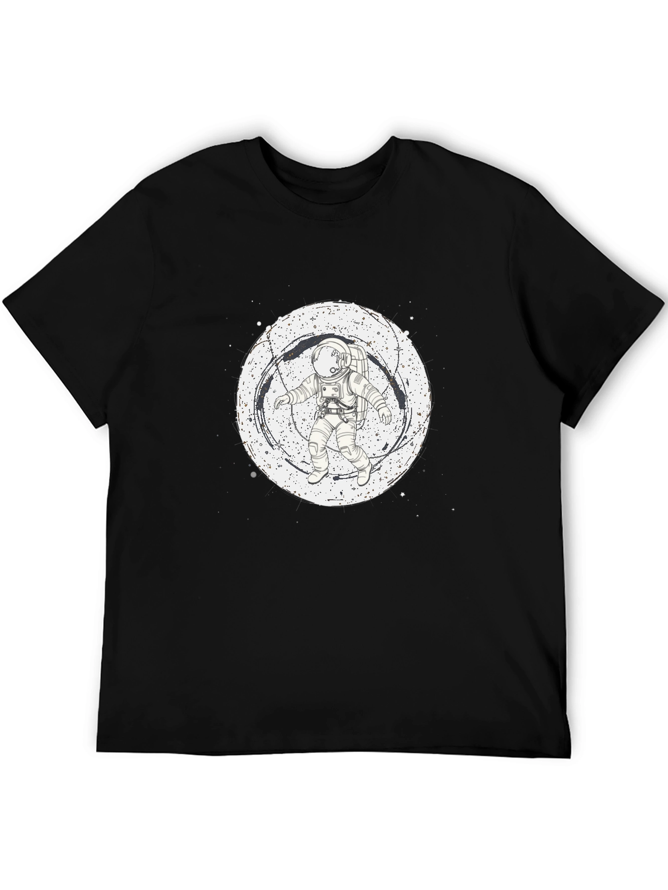 Astronaut Graphic Black T-Shirt